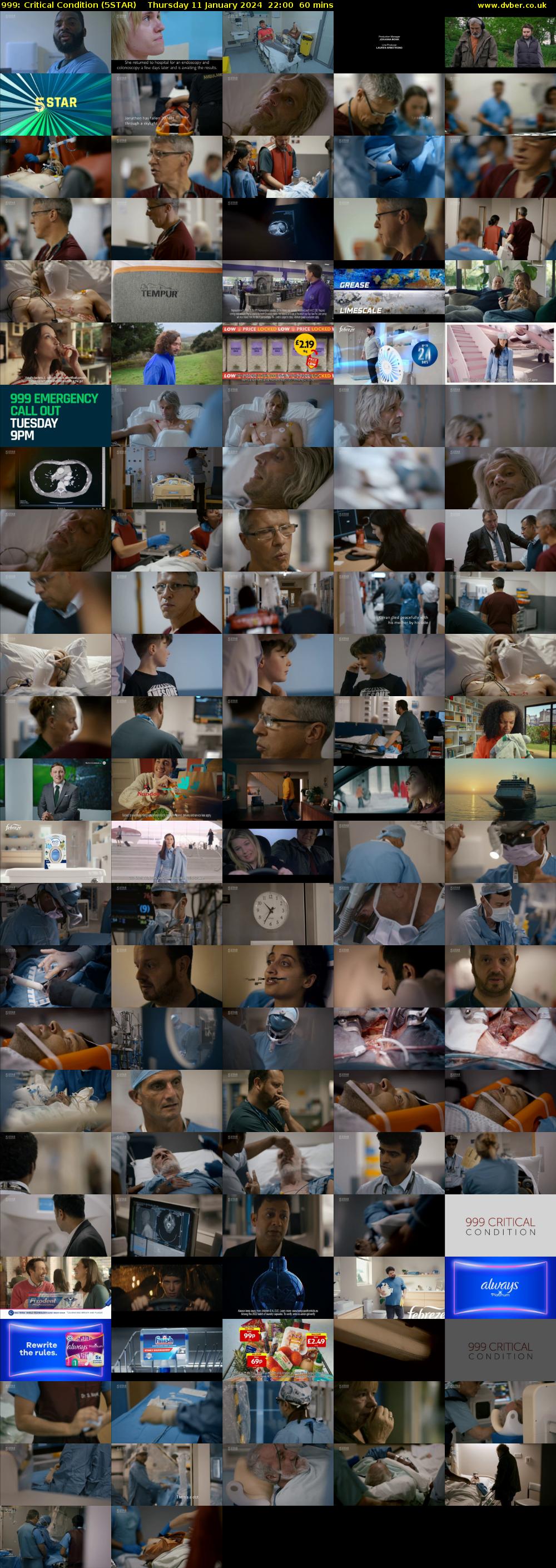 999: Critical Condition (5STAR) Thursday 11 January 2024 22:00 - 23:00