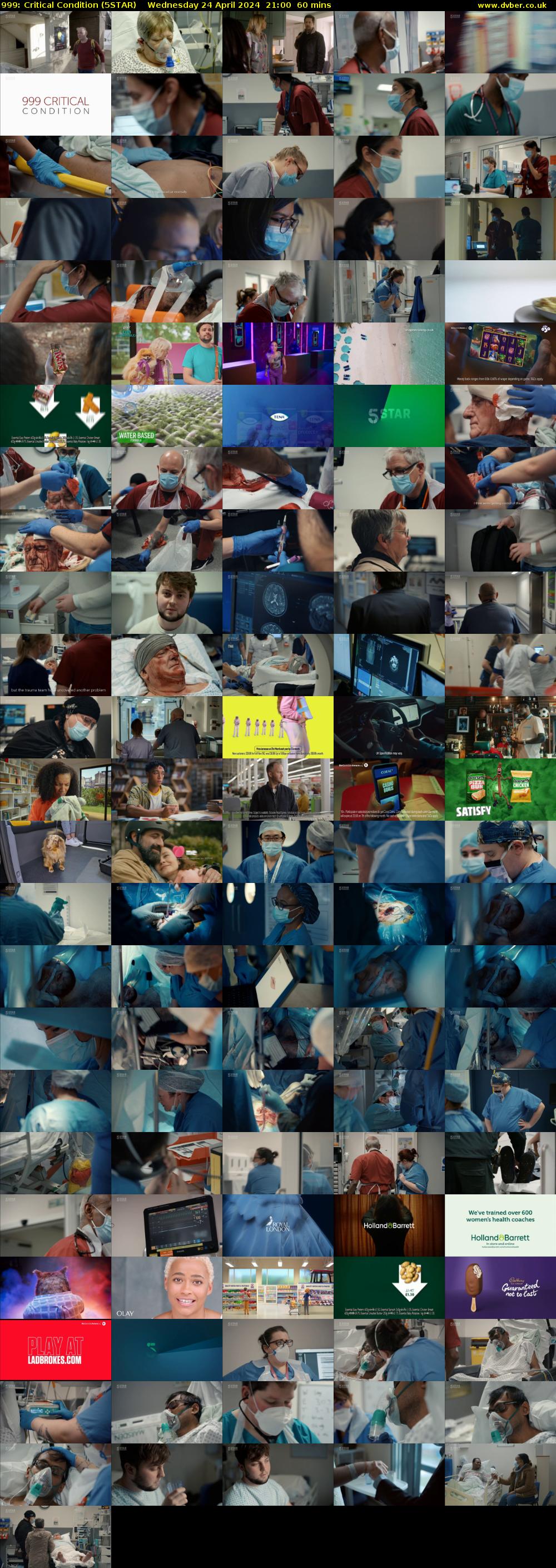999: Critical Condition (5STAR) Wednesday 24 April 2024 21:00 - 22:00