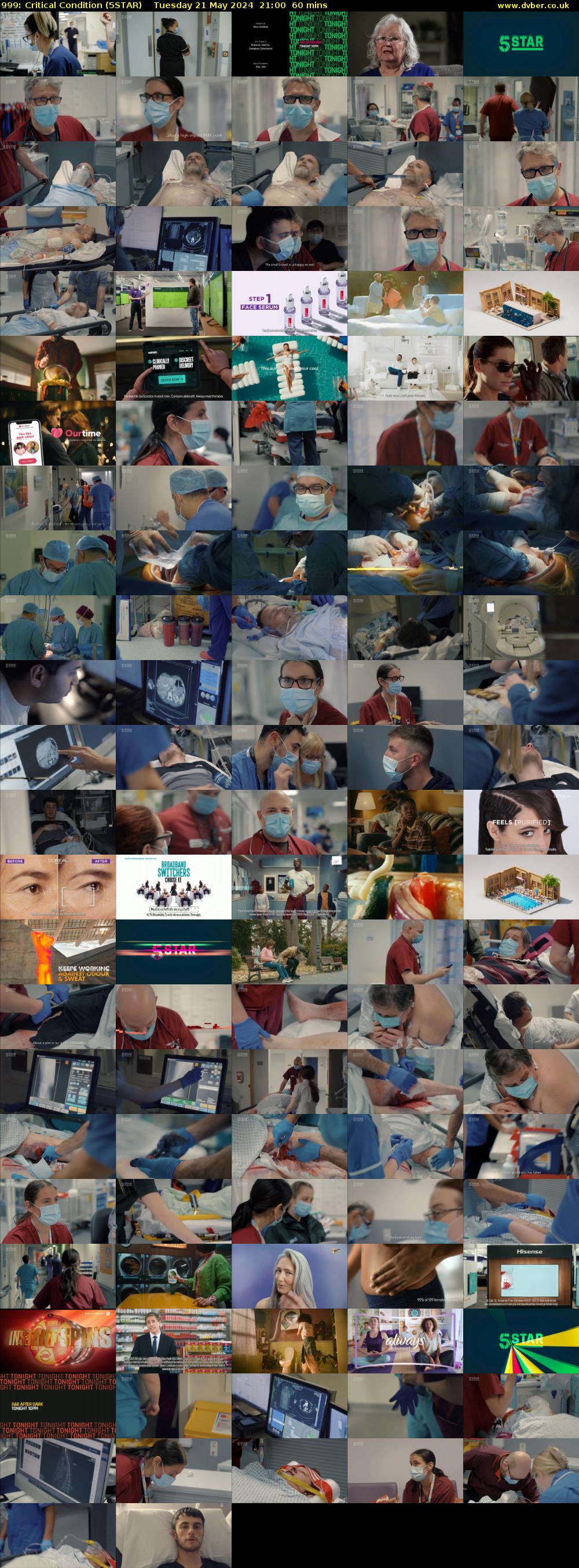 999: Critical Condition (5STAR) Tuesday 21 May 2024 21:00 - 22:00
