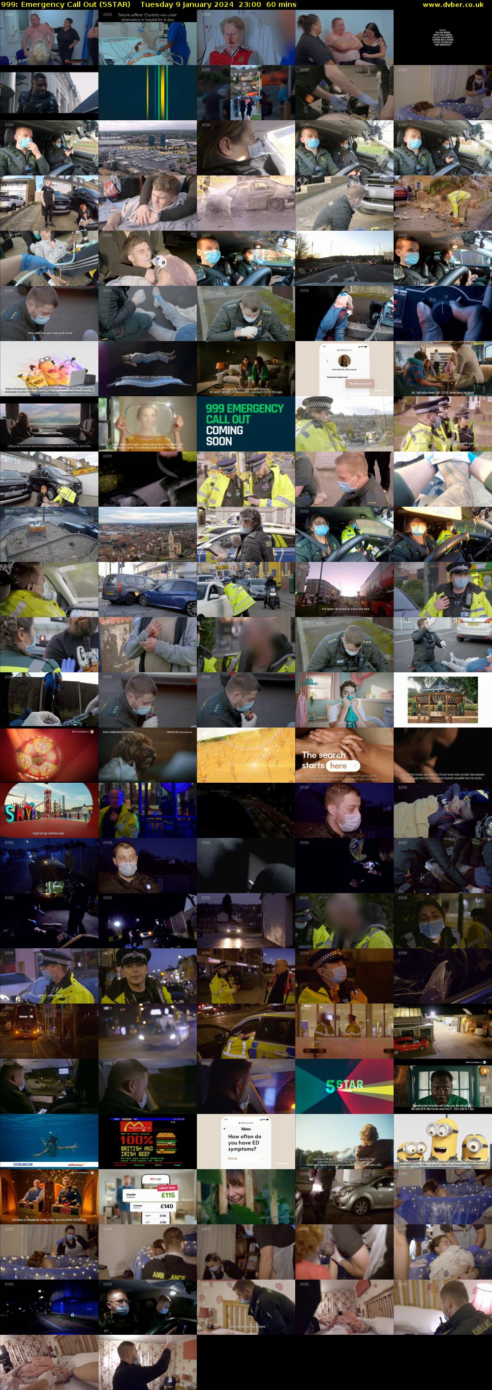 999: Emergency Call Out (5STAR) Tuesday 9 January 2024 23:00 - 00:00