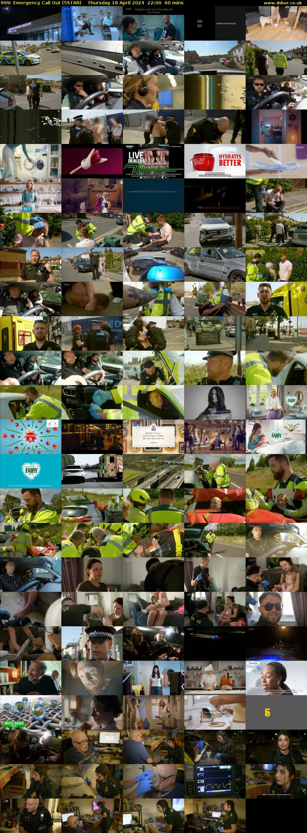 999: Emergency Call Out (5STAR) Thursday 18 April 2024 22:00 - 23:00