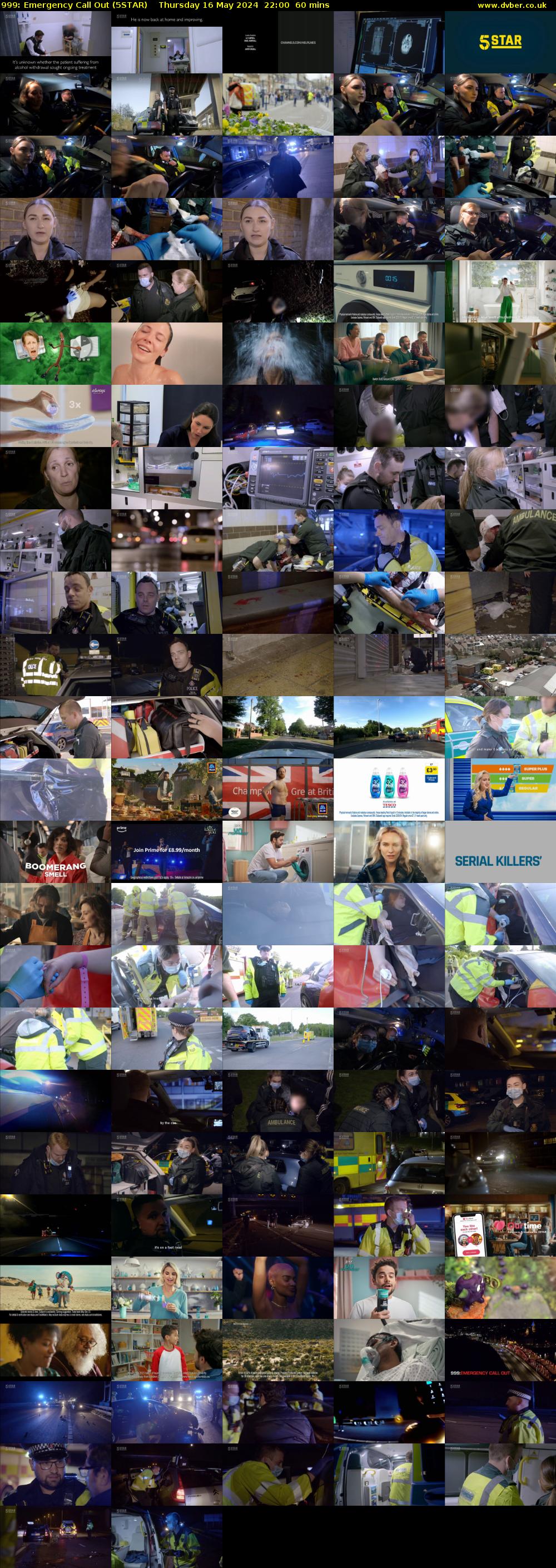 999: Emergency Call Out (5STAR) Thursday 16 May 2024 22:00 - 23:00