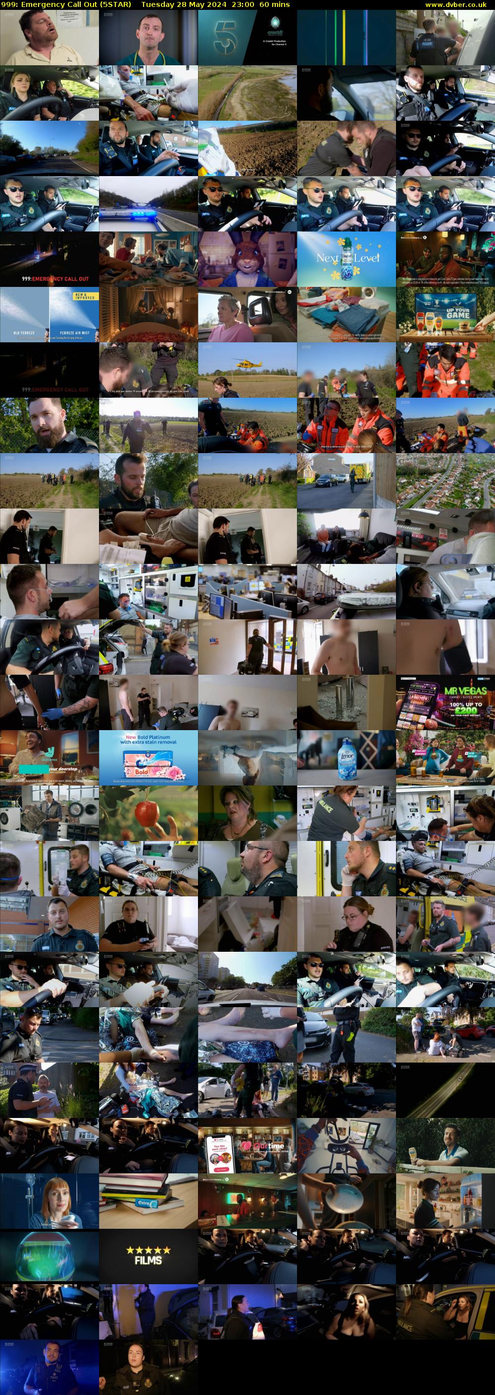 999: Emergency Call Out (5STAR) Tuesday 28 May 2024 23:00 - 00:00