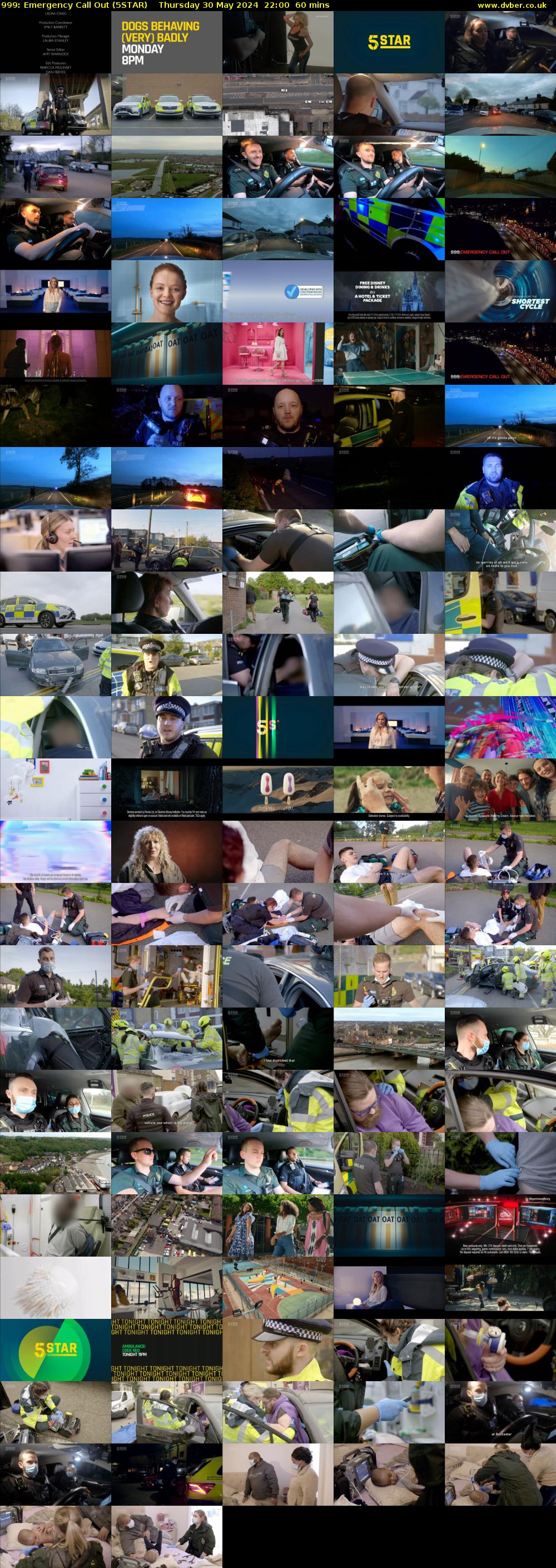 999: Emergency Call Out (5STAR) Thursday 30 May 2024 22:00 - 23:00