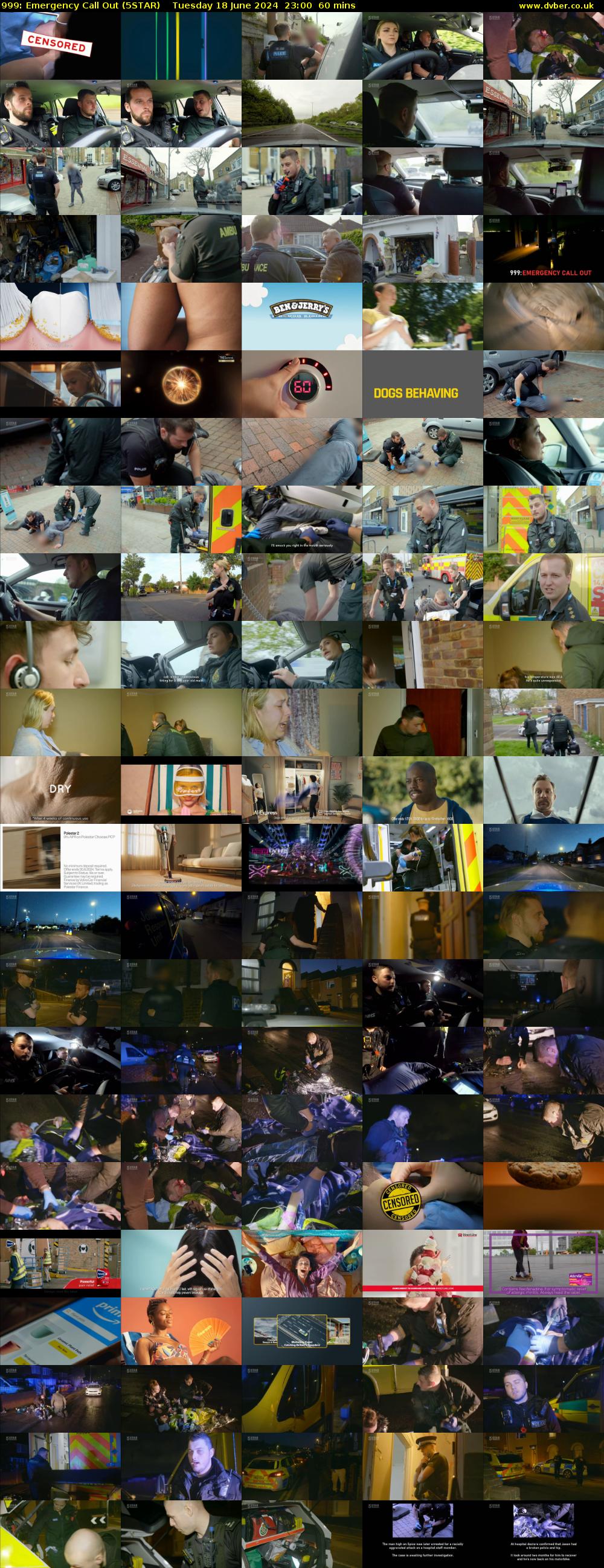 999: Emergency Call Out (5STAR) Tuesday 18 June 2024 23:00 - 00:00