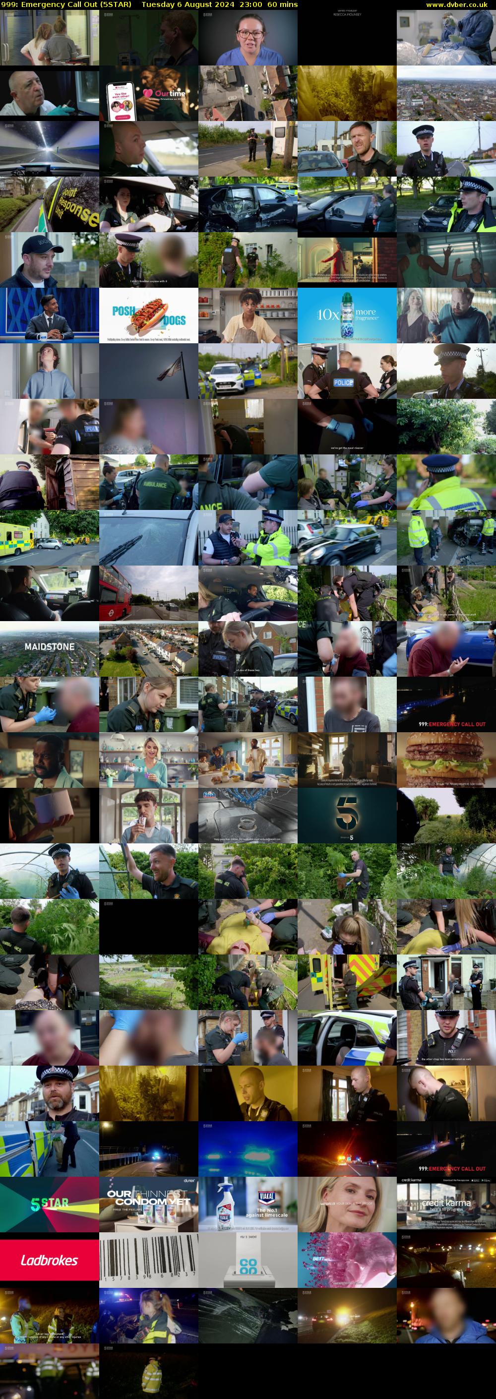 999: Emergency Call Out (5STAR) Tuesday 6 August 2024 23:00 - 00:00