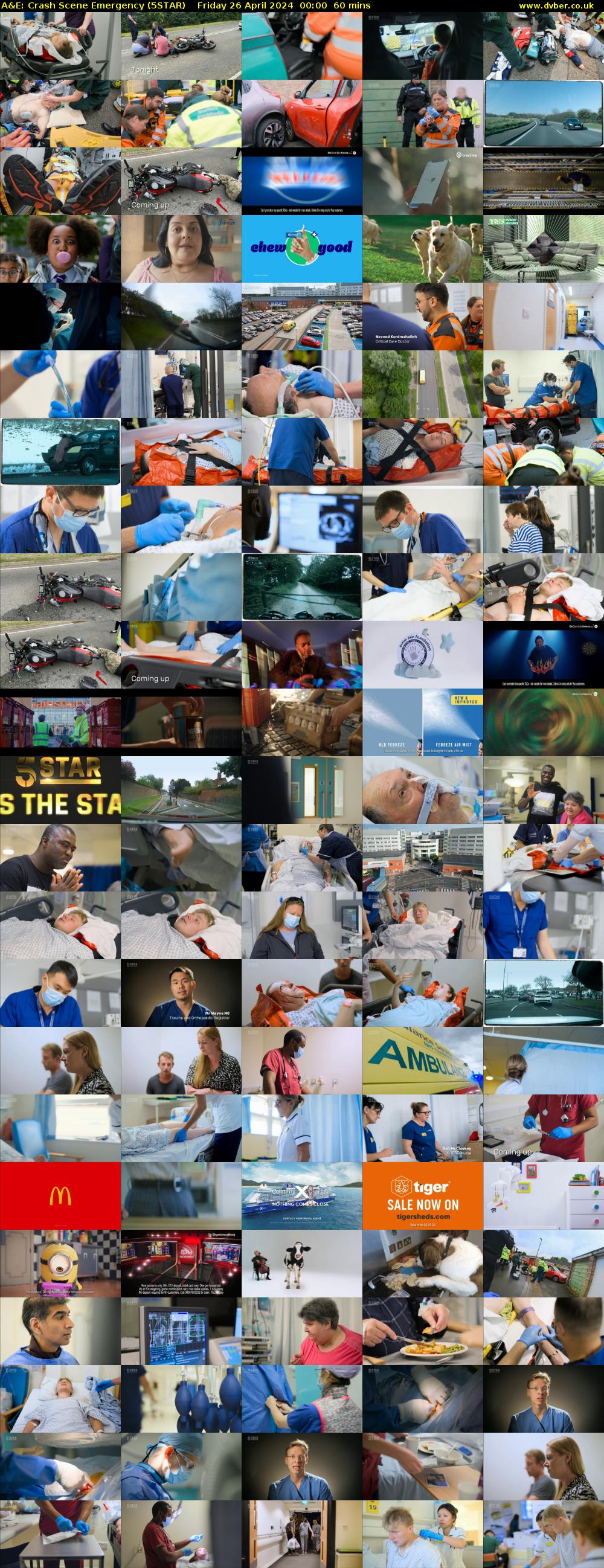 A&E: Crash Scene Emergency (5STAR) Friday 26 April 2024 00:00 - 01:00