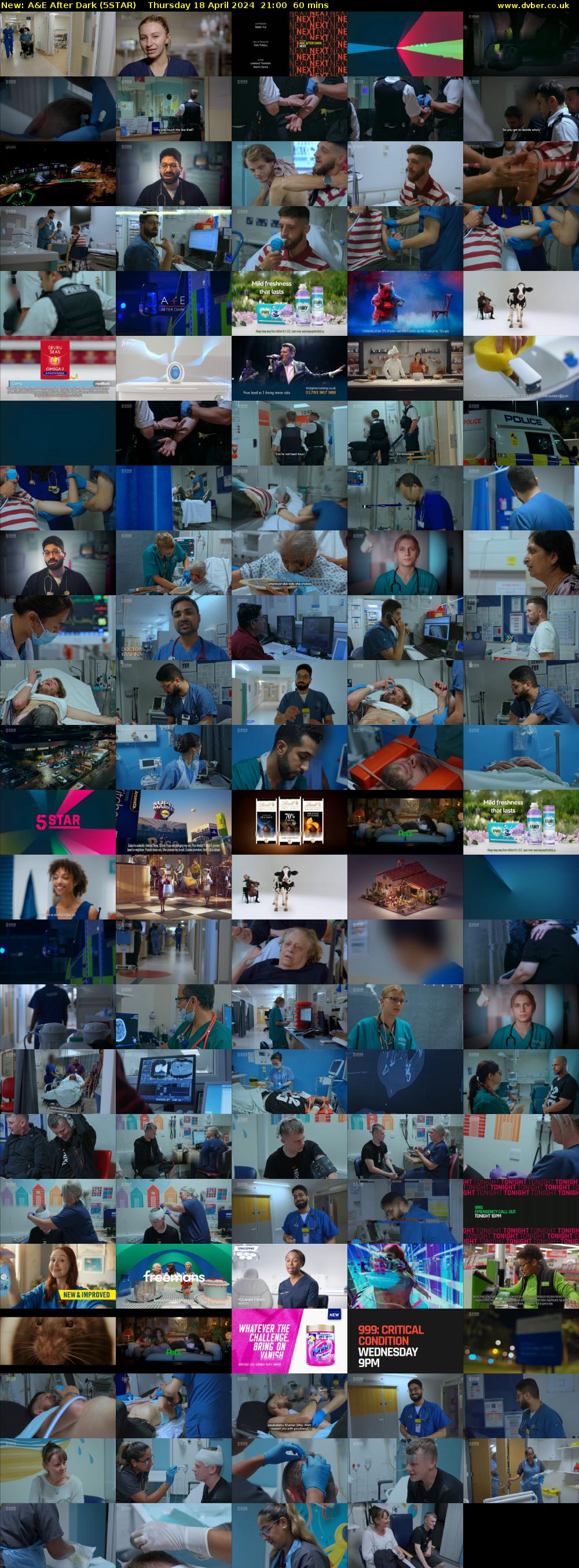 A&E After Dark (5STAR) Thursday 18 April 2024 21:00 - 22:00