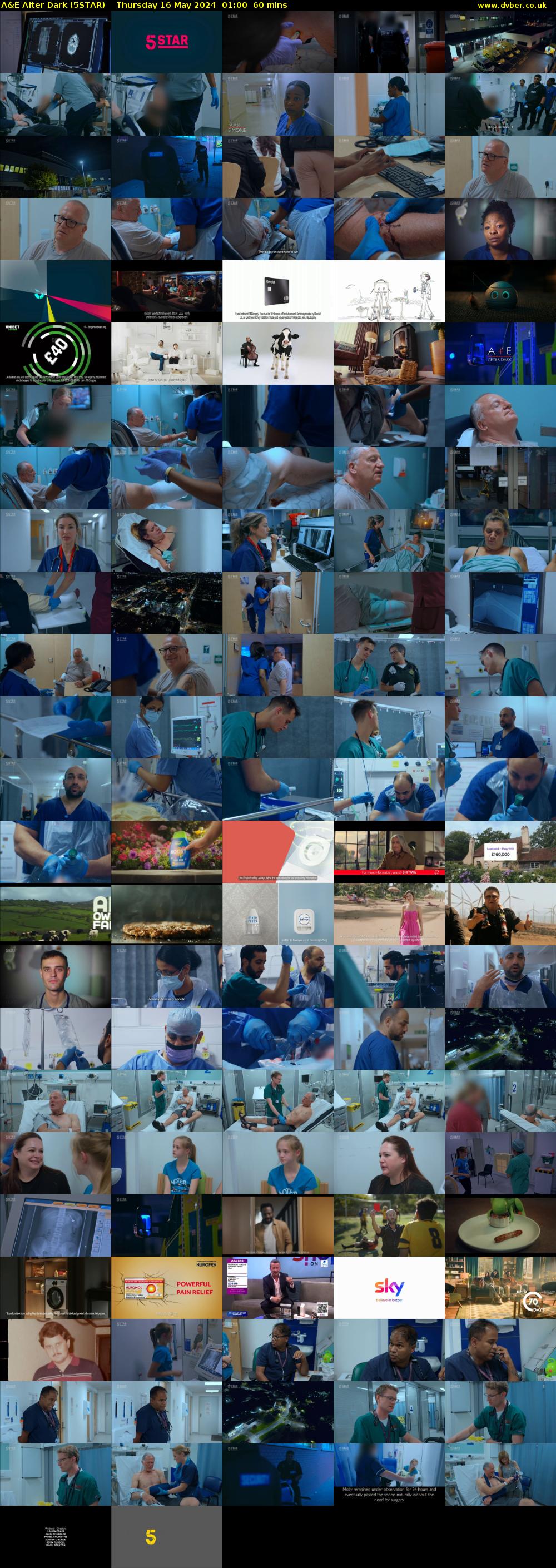 A&E After Dark (5STAR) Thursday 16 May 2024 01:00 - 02:00