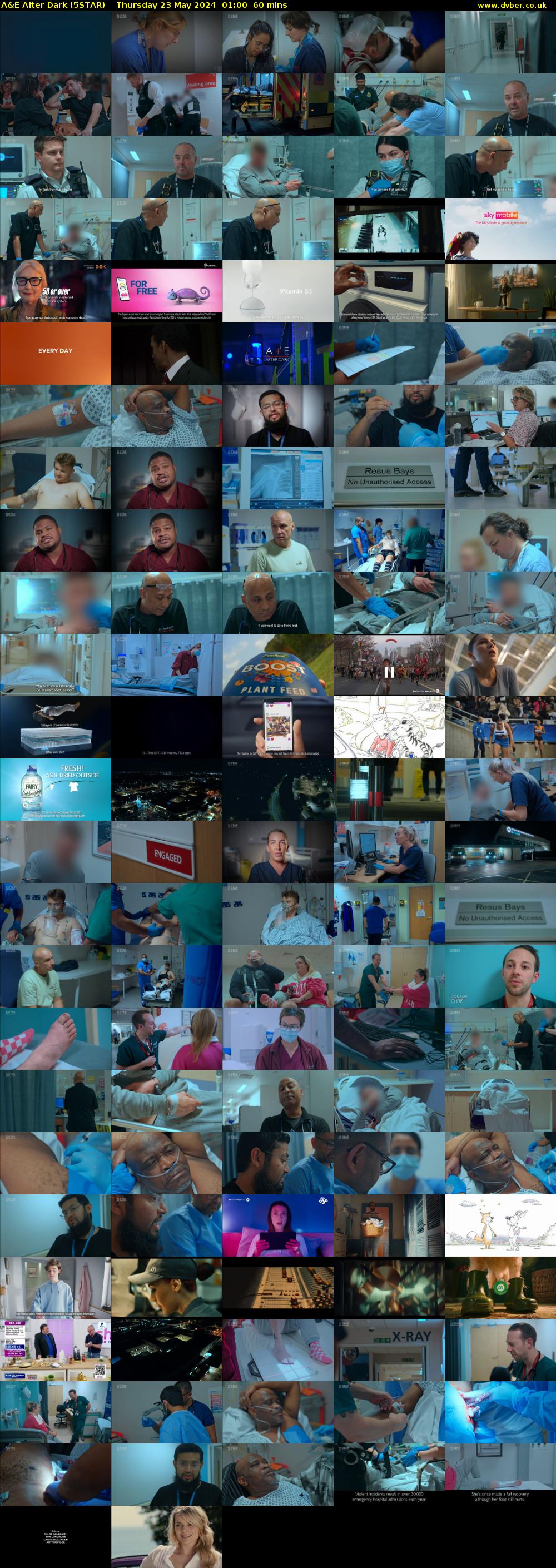 A&E After Dark (5STAR) Thursday 23 May 2024 01:00 - 02:00