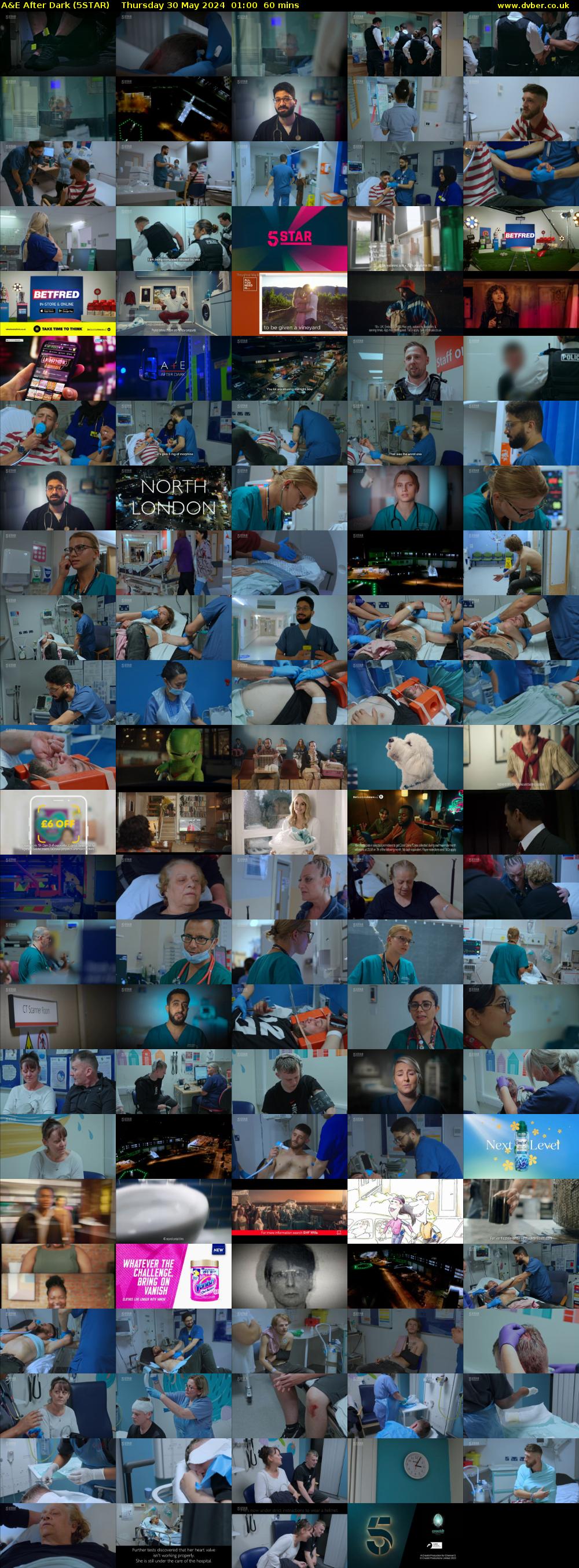 A&E After Dark (5STAR) Thursday 30 May 2024 01:00 - 02:00