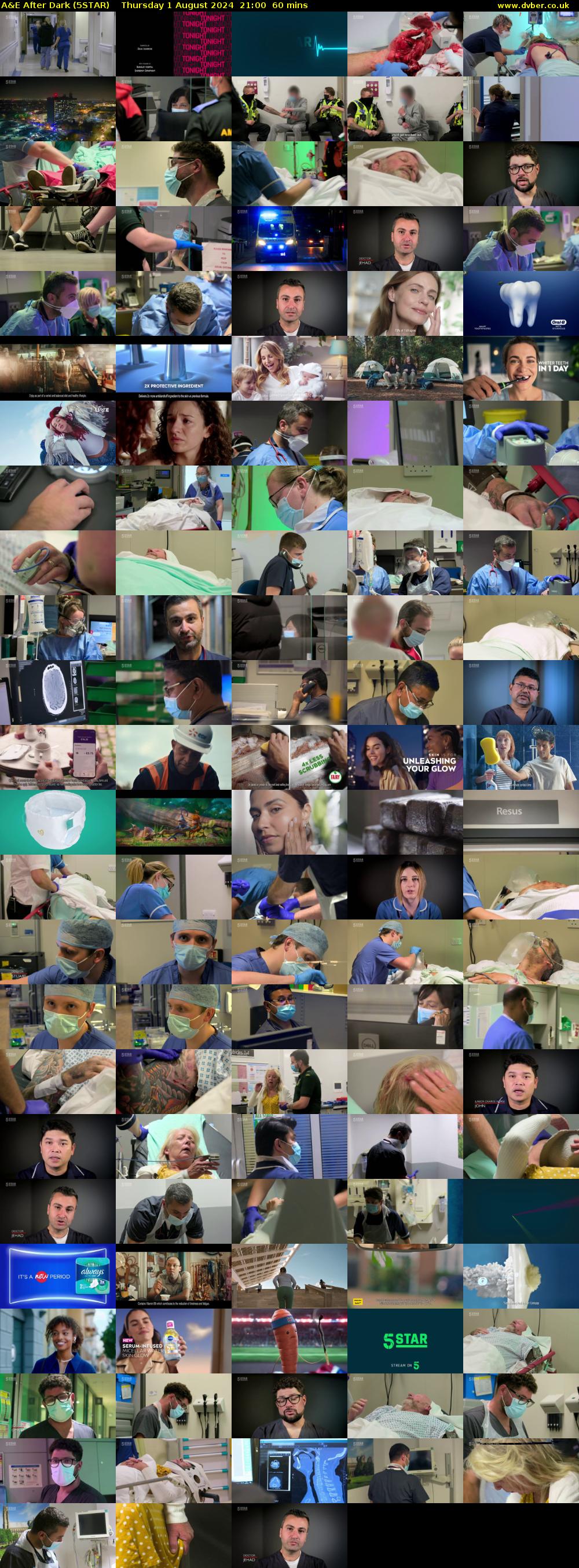 A&E After Dark (5STAR) Thursday 1 August 2024 21:00 - 22:00