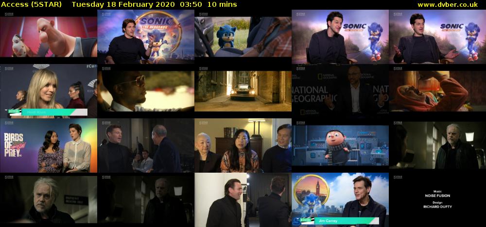 Access (5STAR) Tuesday 18 February 2020 03:50 - 04:00