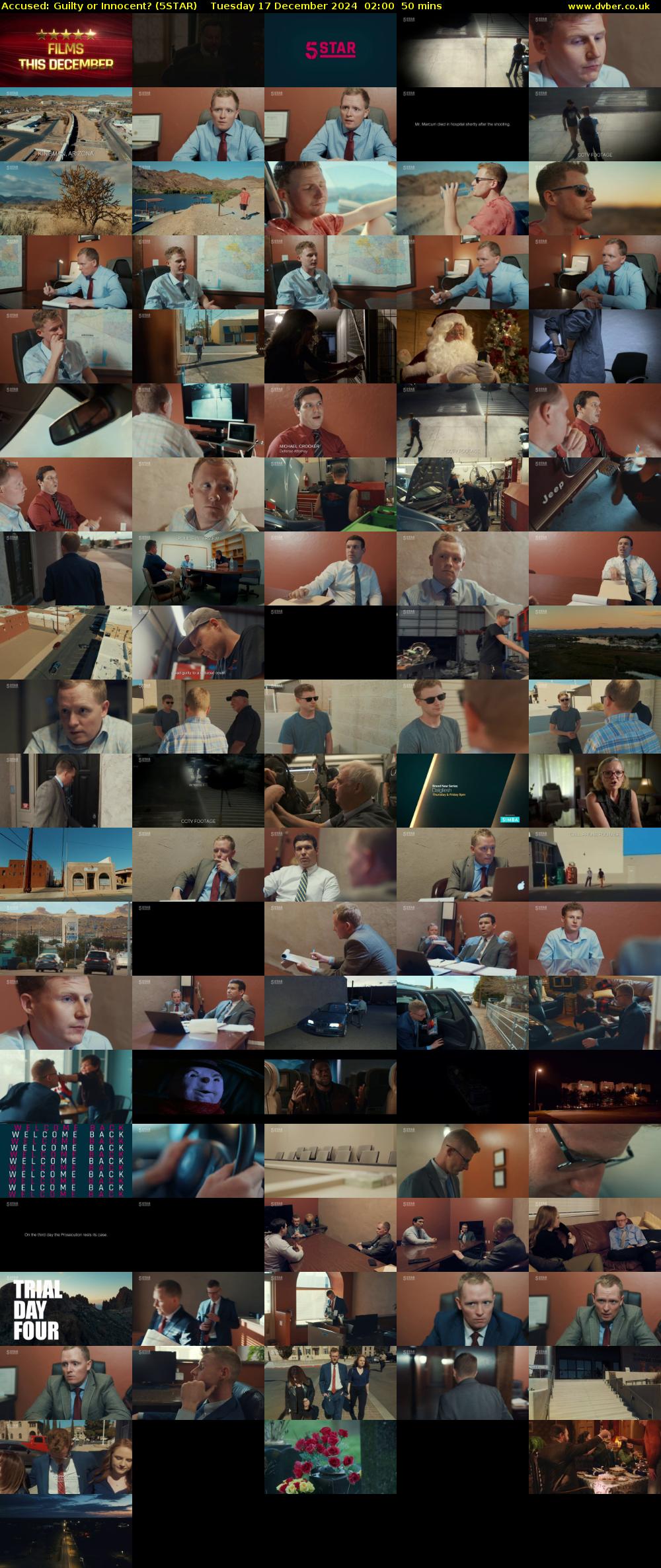 Accused: Guilty or Innocent? (5STAR) Tuesday 17 December 2024 02:00 - 02:50