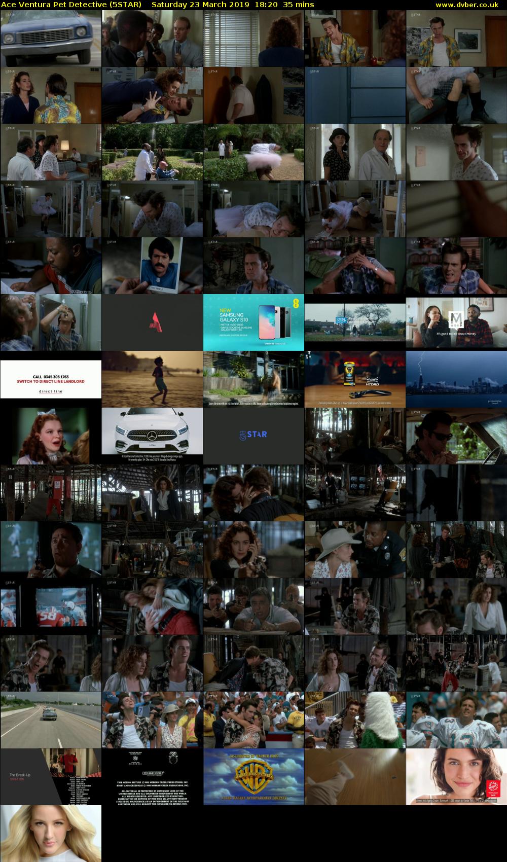 Ace Ventura Pet Detective (5STAR) Saturday 23 March 2019 18:20 - 18:55