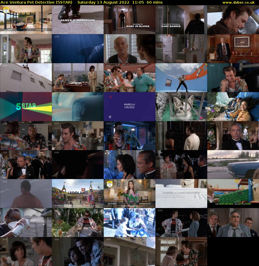 Ace Ventura Pet Detective (5STAR) Saturday 13 August 2022 11:05 - 12:05