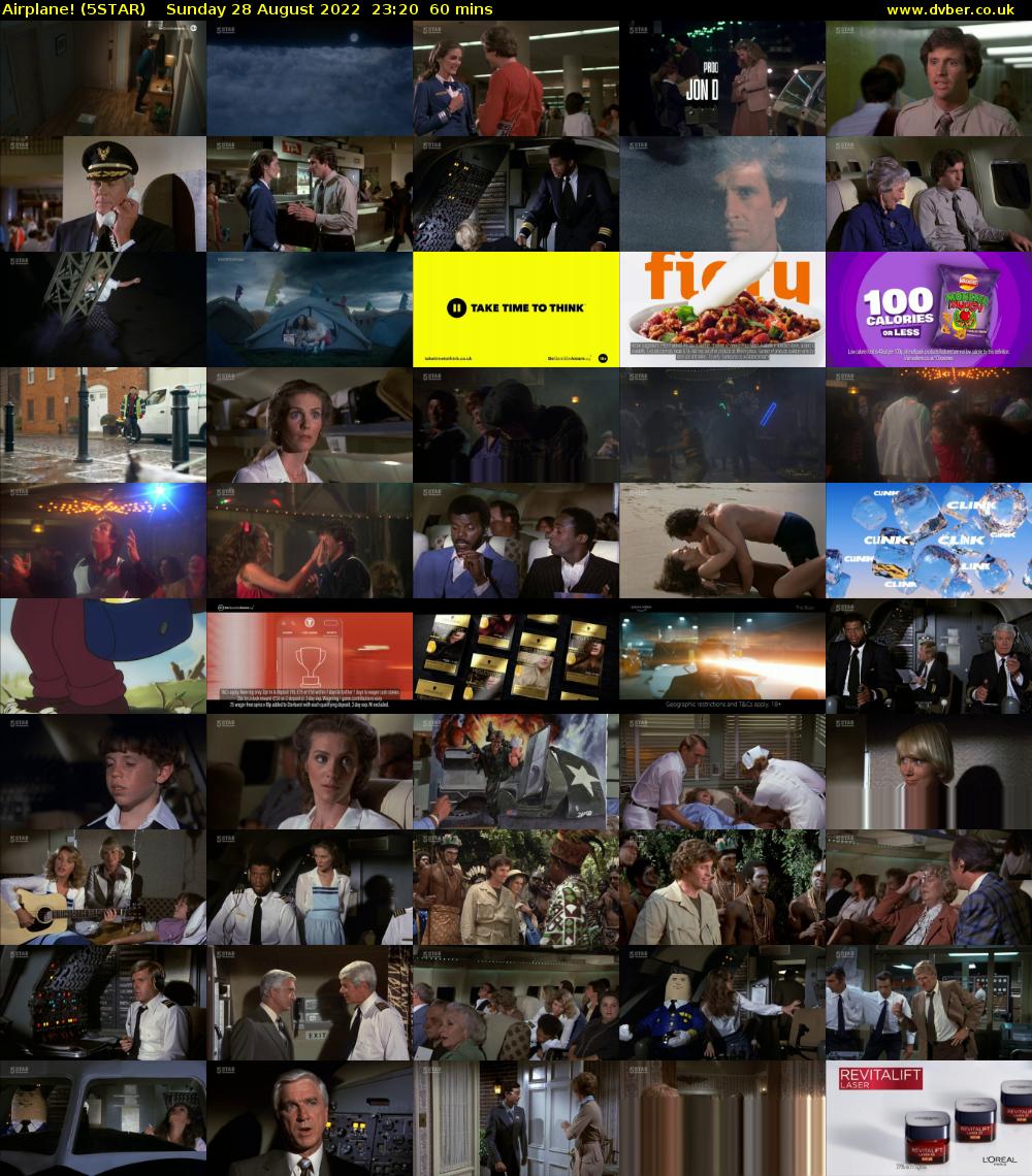 Airplane! (5STAR) Sunday 28 August 2022 23:20 - 00:20