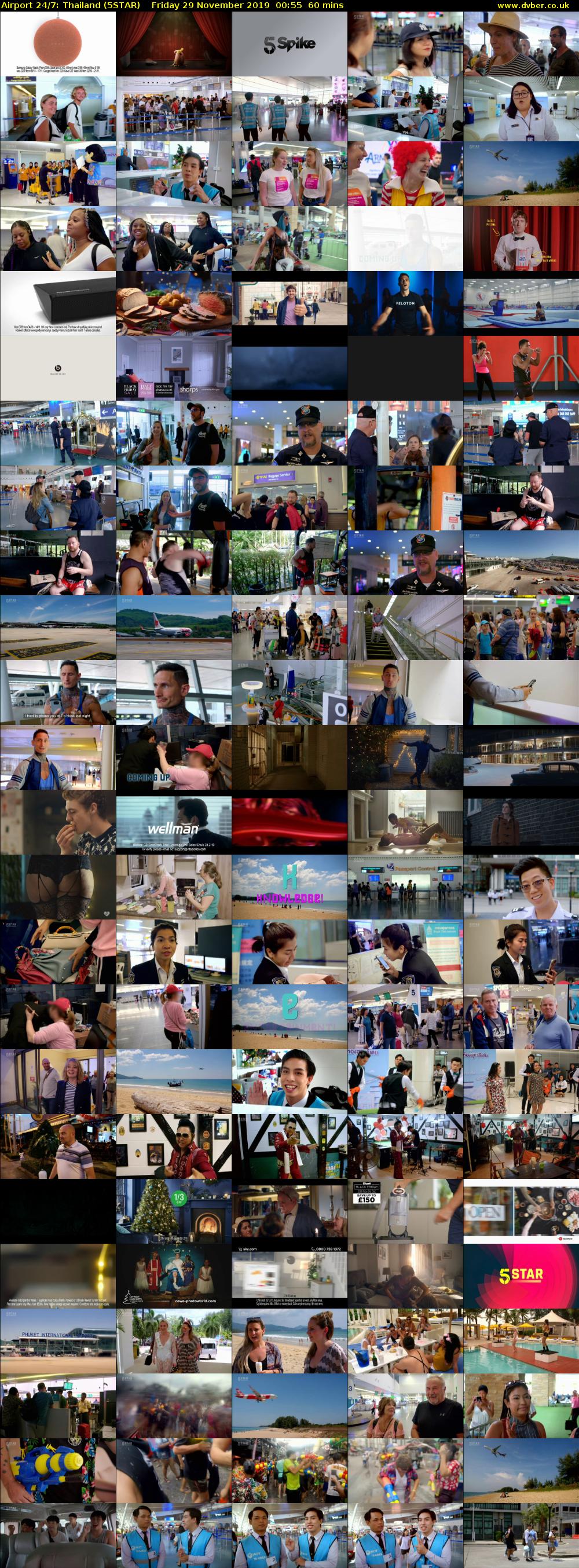 Airport 24/7: Thailand (5STAR) Friday 29 November 2019 00:55 - 01:55