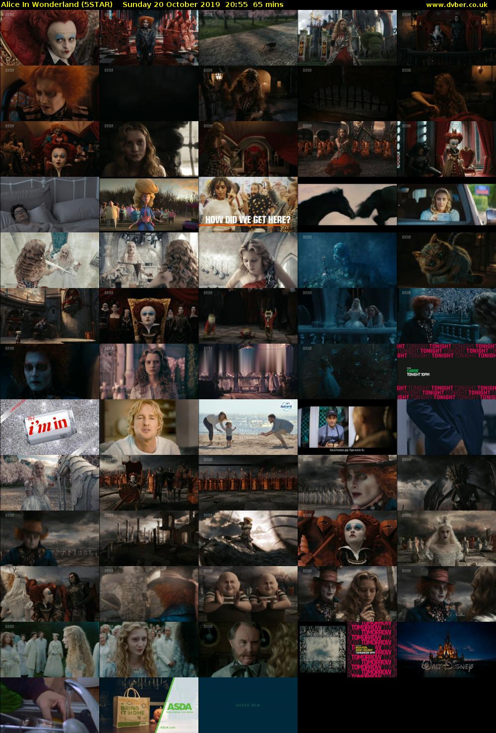Alice In Wonderland (5STAR) Sunday 20 October 2019 20:55 - 22:00