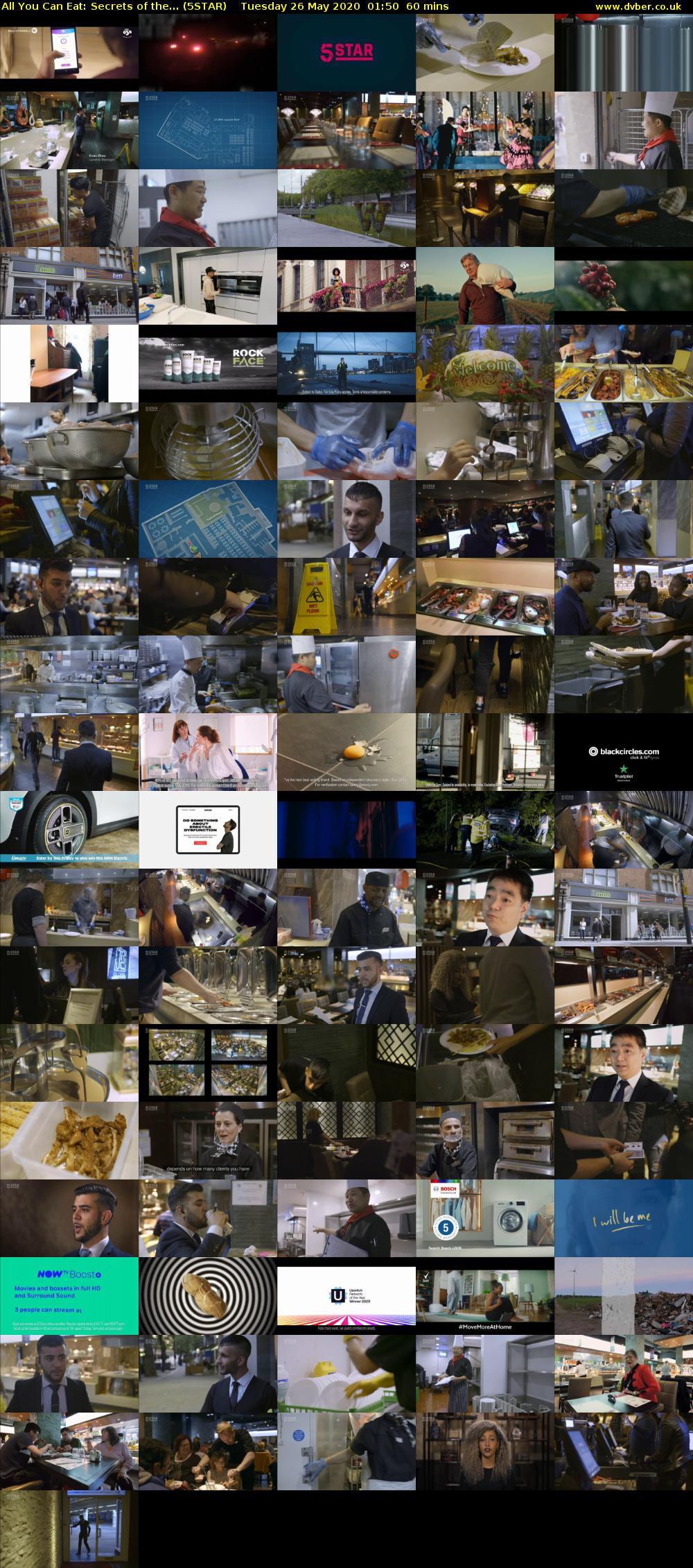 All You Can Eat: Secrets of the... (5STAR) Tuesday 26 May 2020 01:50 - 02:50