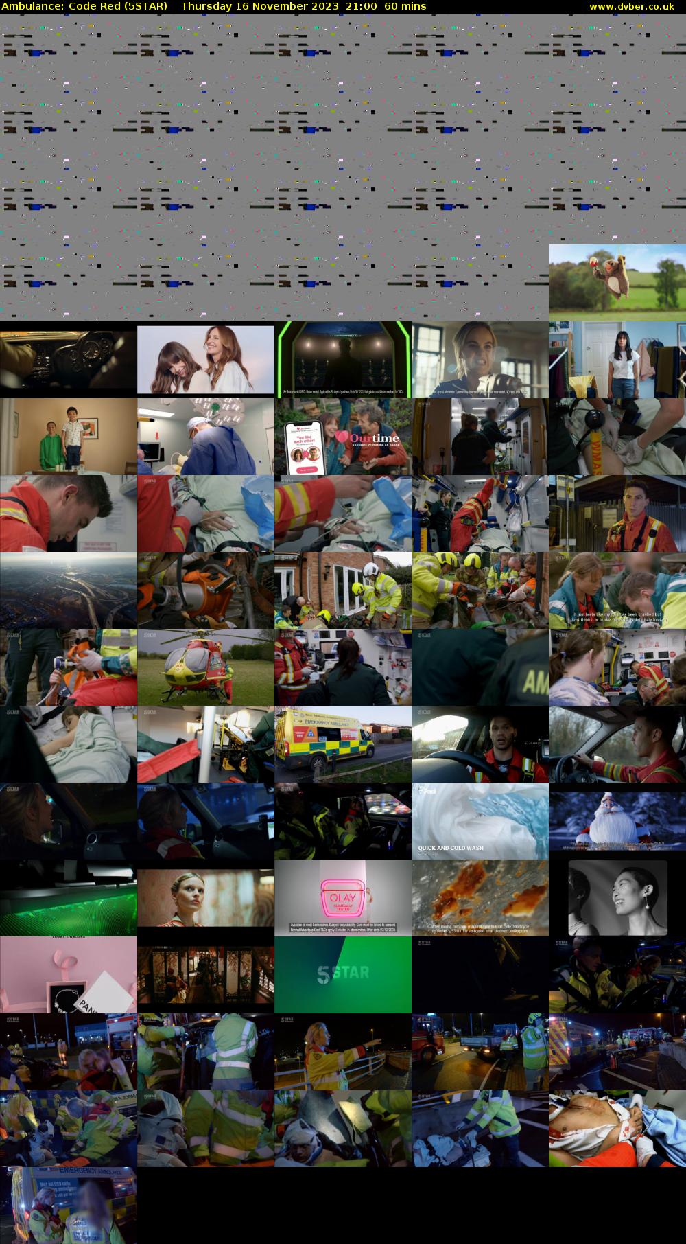 Ambulance: Code Red (5STAR) Thursday 16 November 2023 21:00 - 22:00