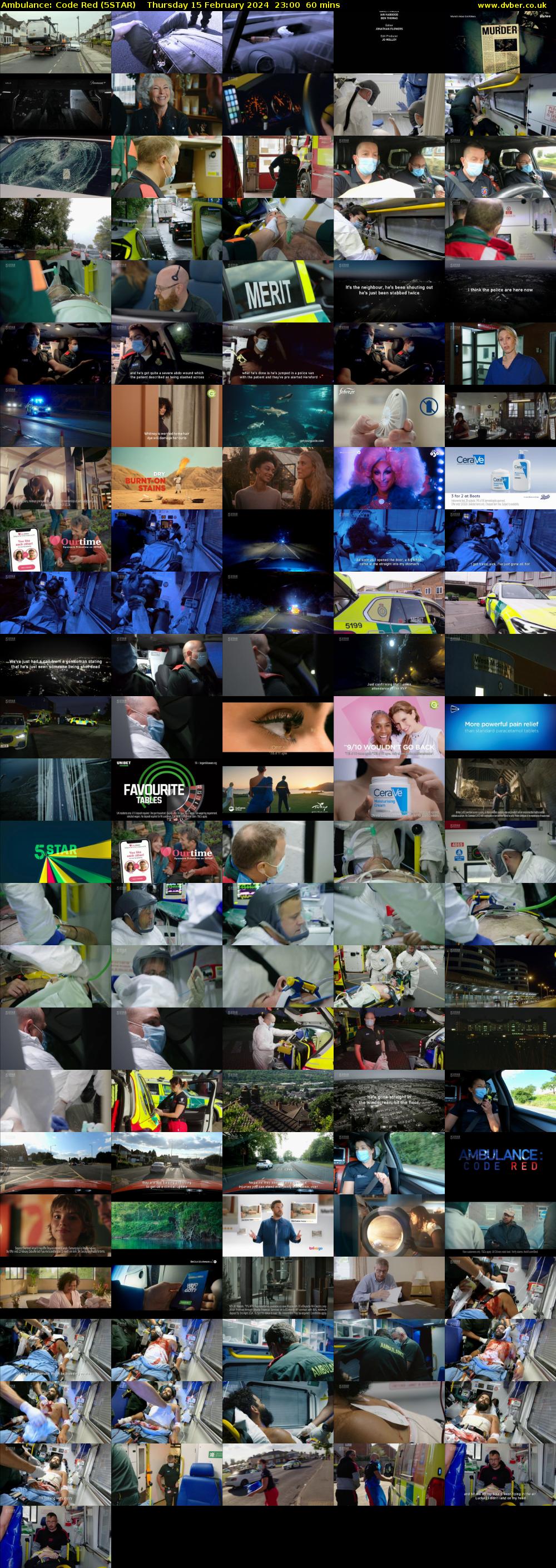Ambulance: Code Red (5STAR) Thursday 15 February 2024 23:00 - 00:00