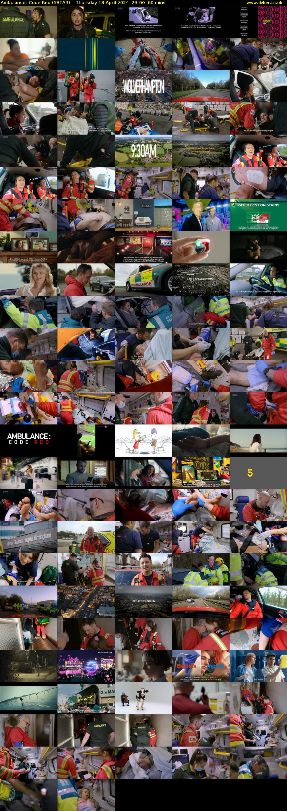 Ambulance: Code Red (5STAR) Thursday 18 April 2024 23:00 - 00:00