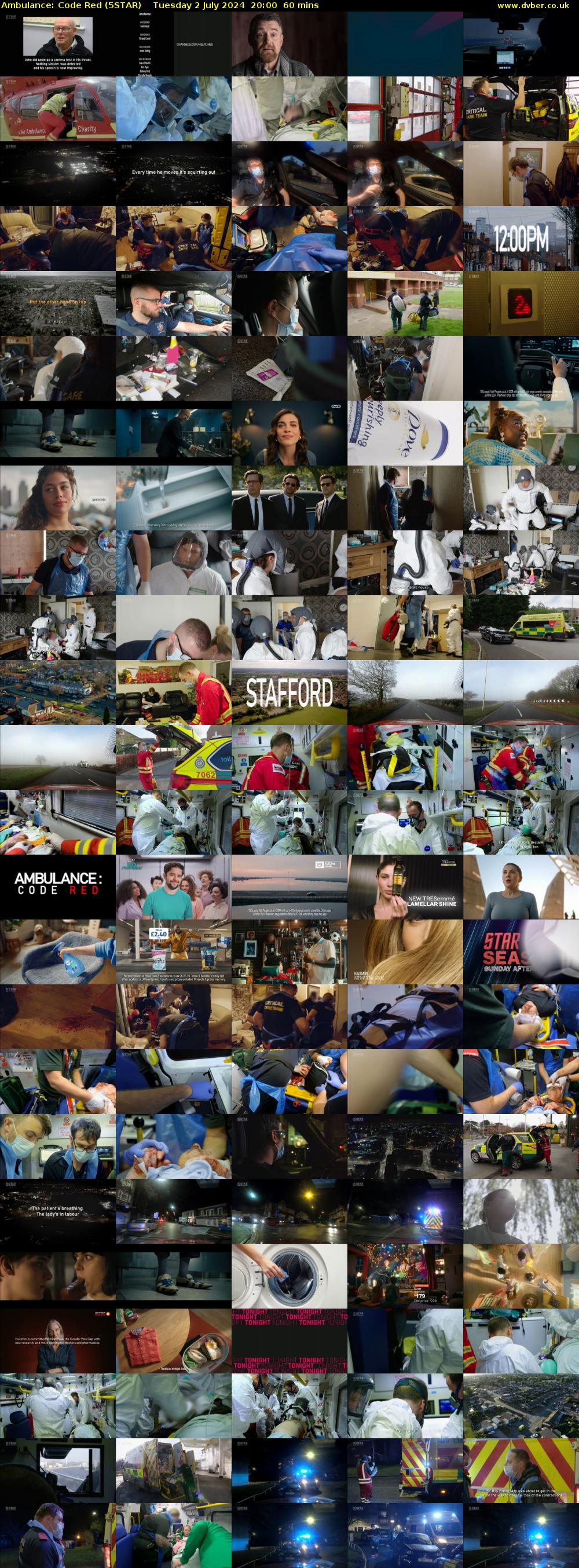 Ambulance: Code Red (5STAR) Tuesday 2 July 2024 20:00 - 21:00