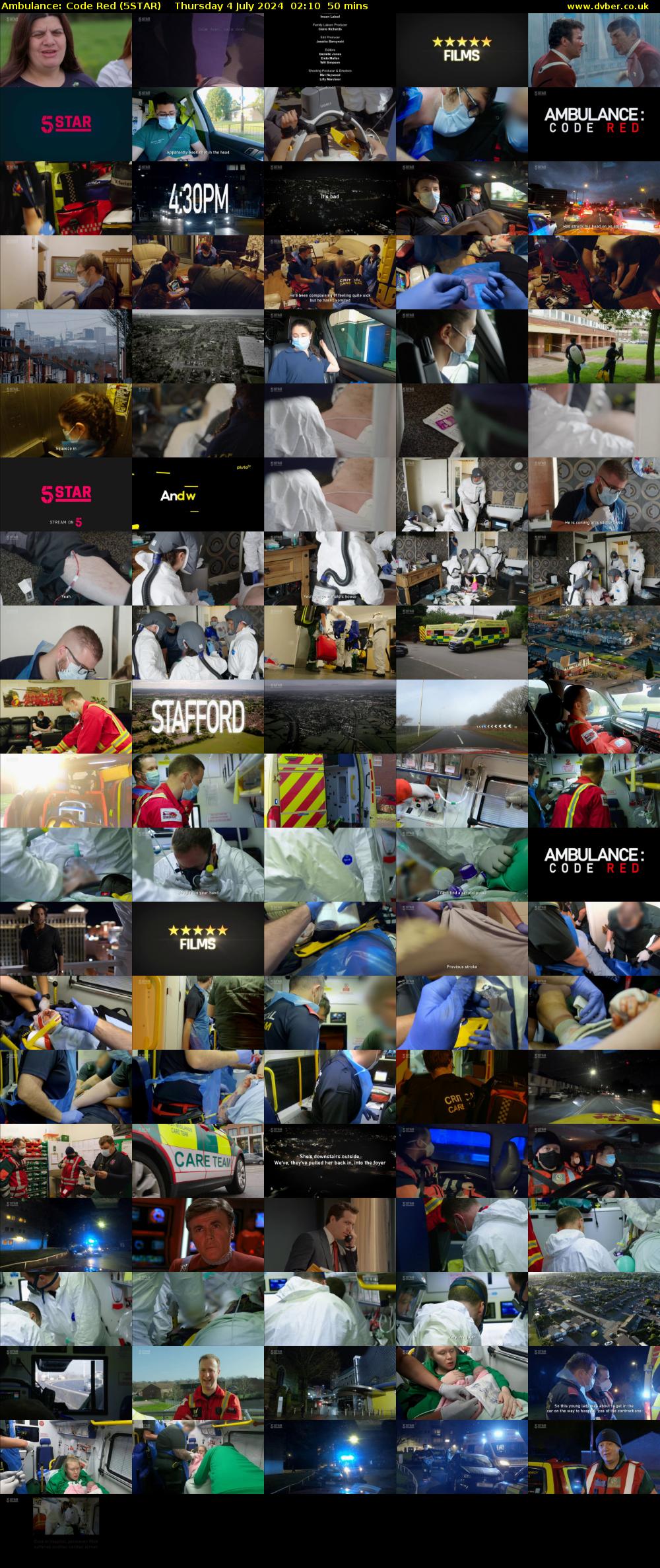 Ambulance: Code Red (5STAR) Thursday 4 July 2024 02:10 - 03:00