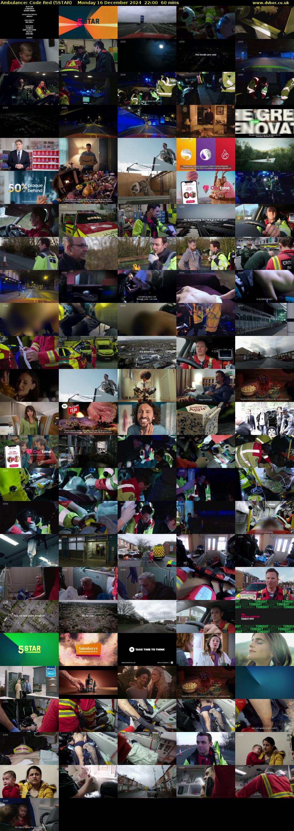 Ambulance: Code Red (5STAR) Monday 16 December 2024 22:00 - 23:00