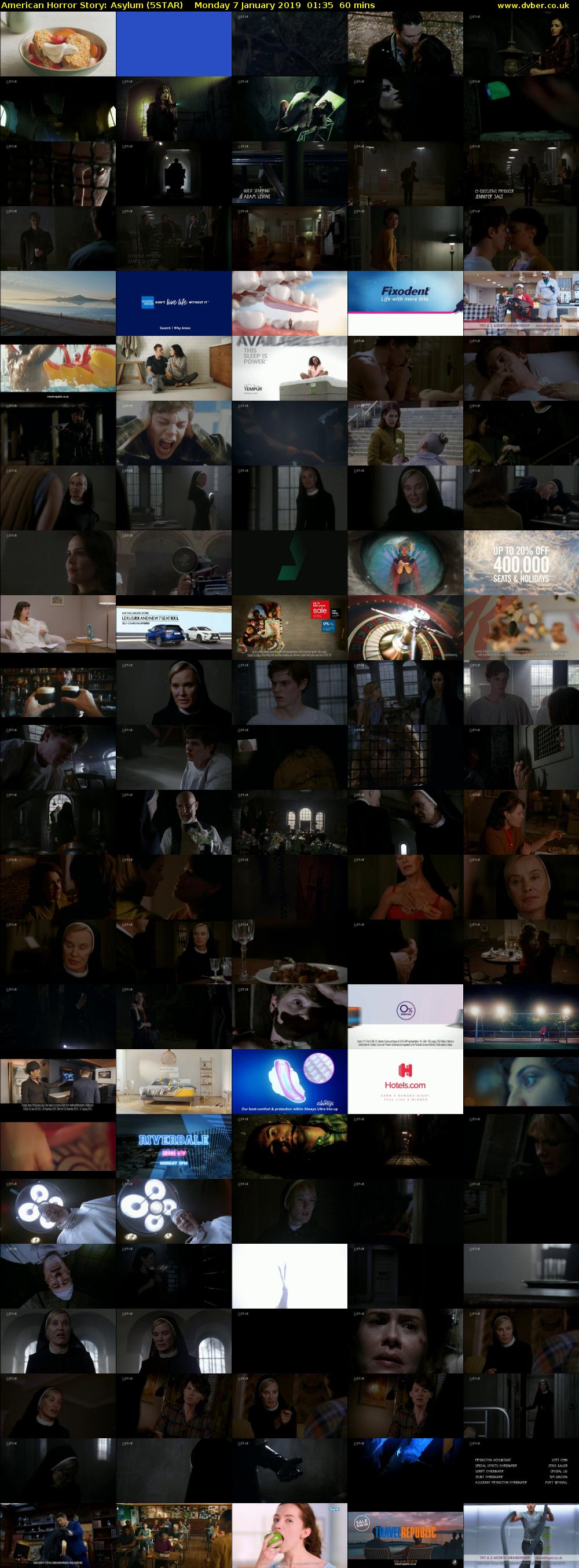 American Horror Story: Asylum (5STAR) Monday 7 January 2019 01:35 - 02:35