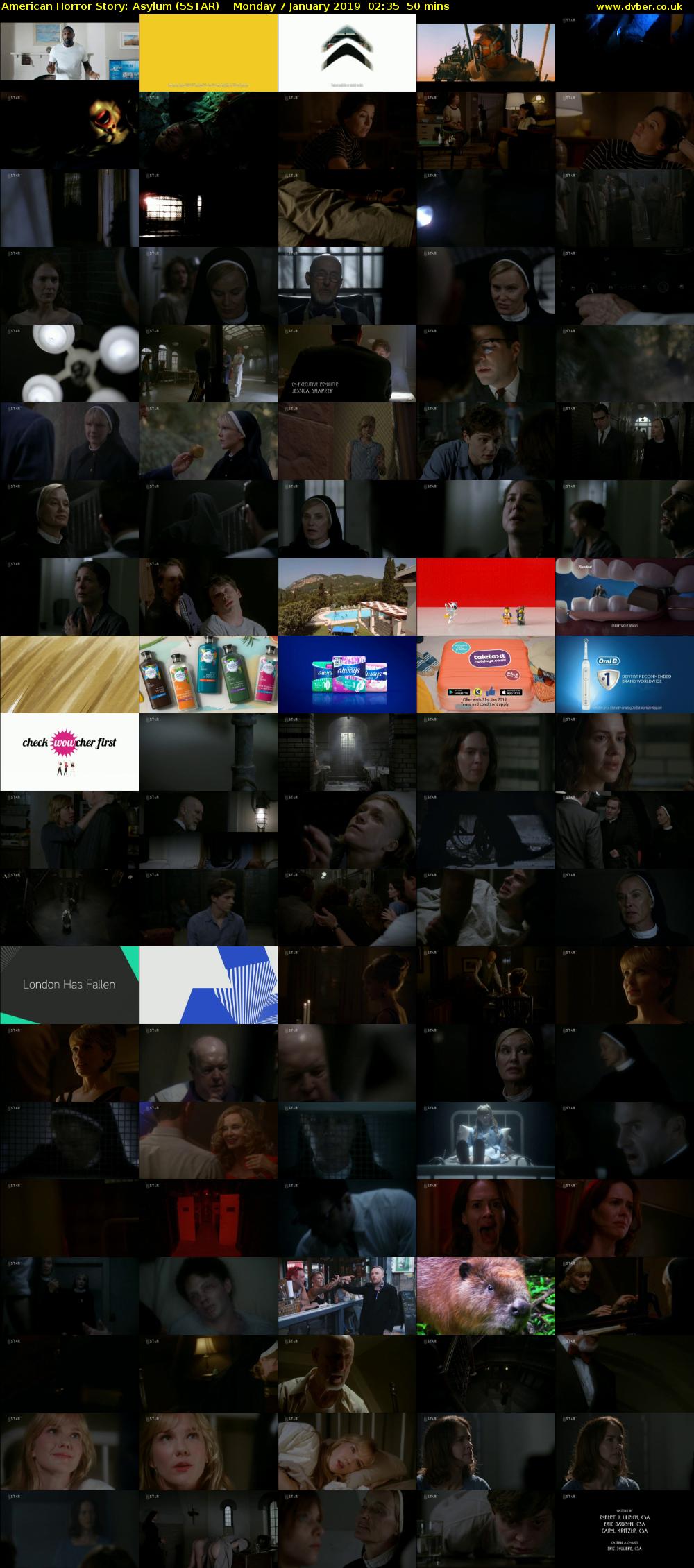 American Horror Story: Asylum (5STAR) Monday 7 January 2019 02:35 - 03:25