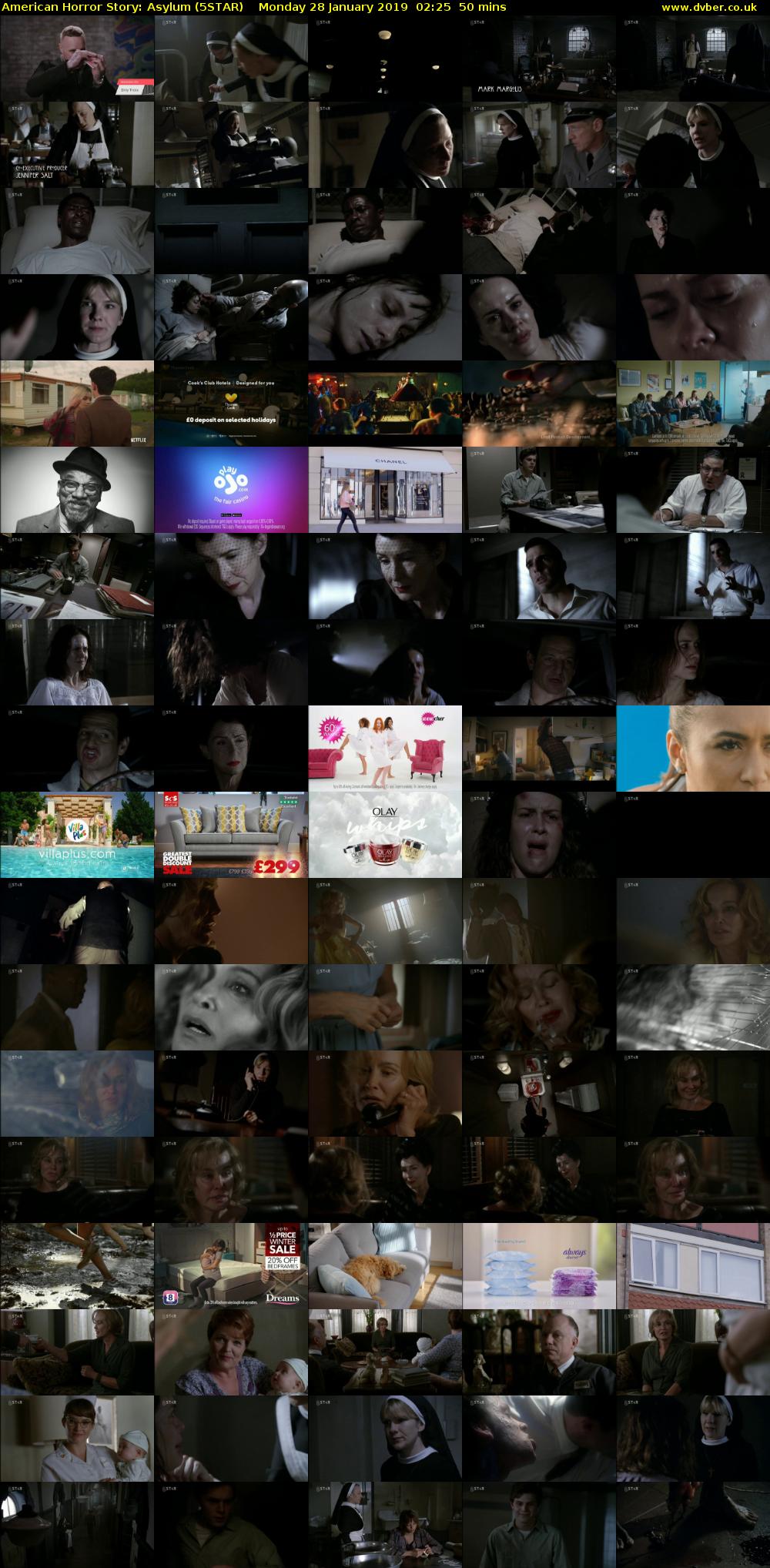 American Horror Story: Asylum (5STAR) Monday 28 January 2019 02:25 - 03:15