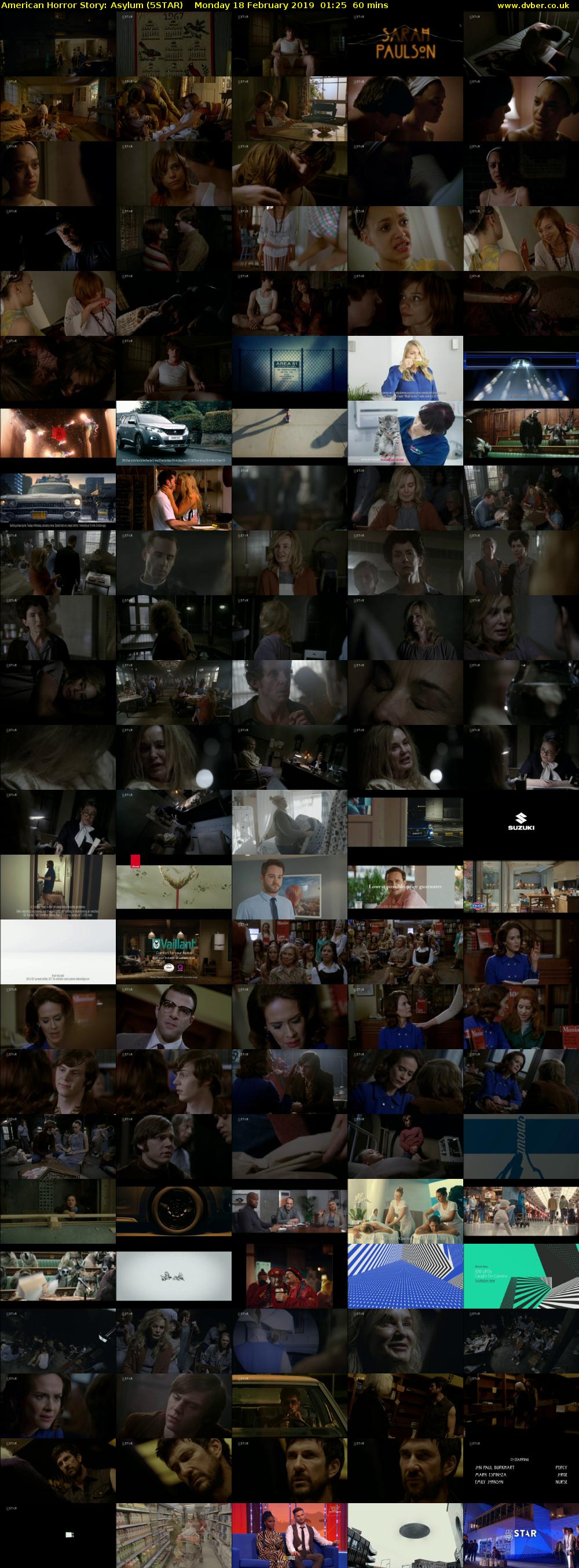 American Horror Story: Asylum (5STAR) Monday 18 February 2019 01:25 - 02:25