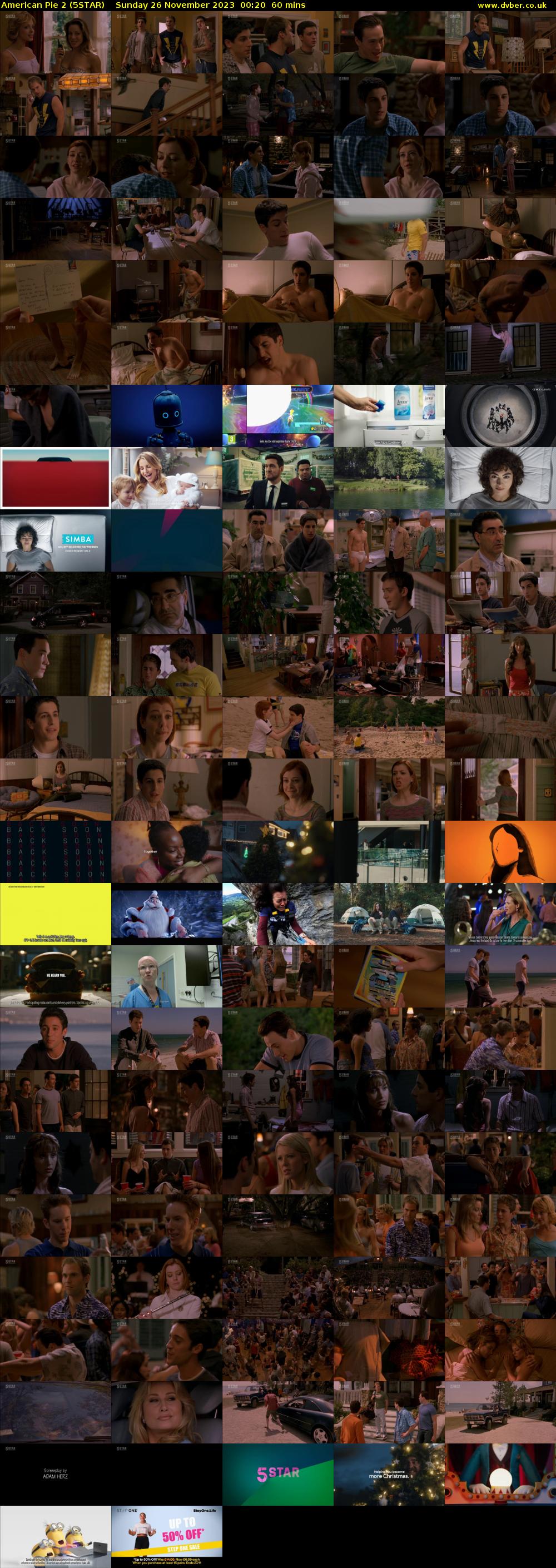 American Pie 2 (5STAR) Sunday 26 November 2023 00:20 - 01:20