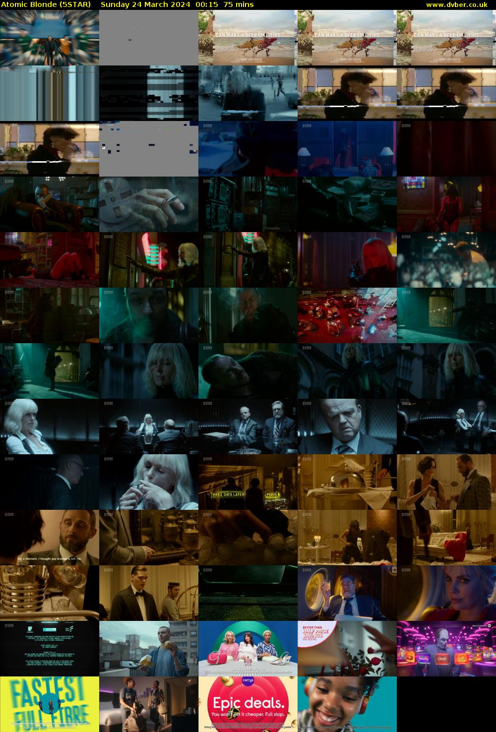 Atomic Blonde (5STAR) Sunday 24 March 2024 00:15 - 01:30