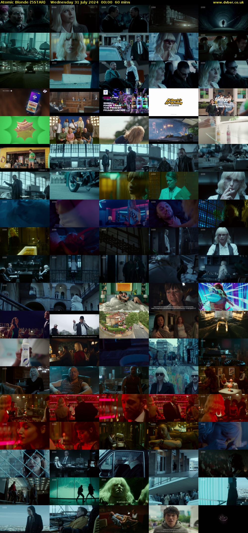 Atomic Blonde (5STAR) Wednesday 31 July 2024 00:00 - 01:00