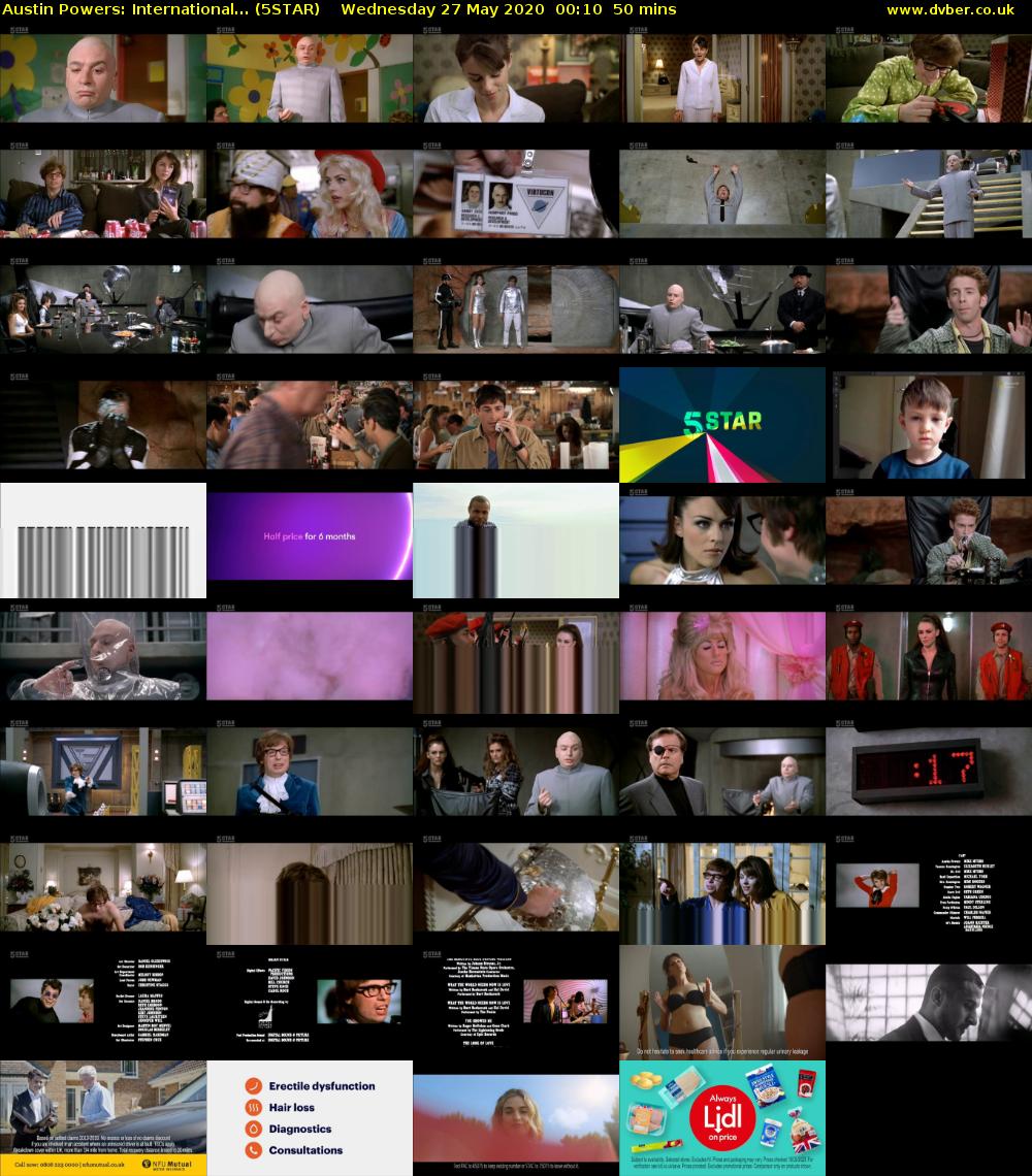 Austin Powers: International... (5STAR) Wednesday 27 May 2020 00:10 - 01:00
