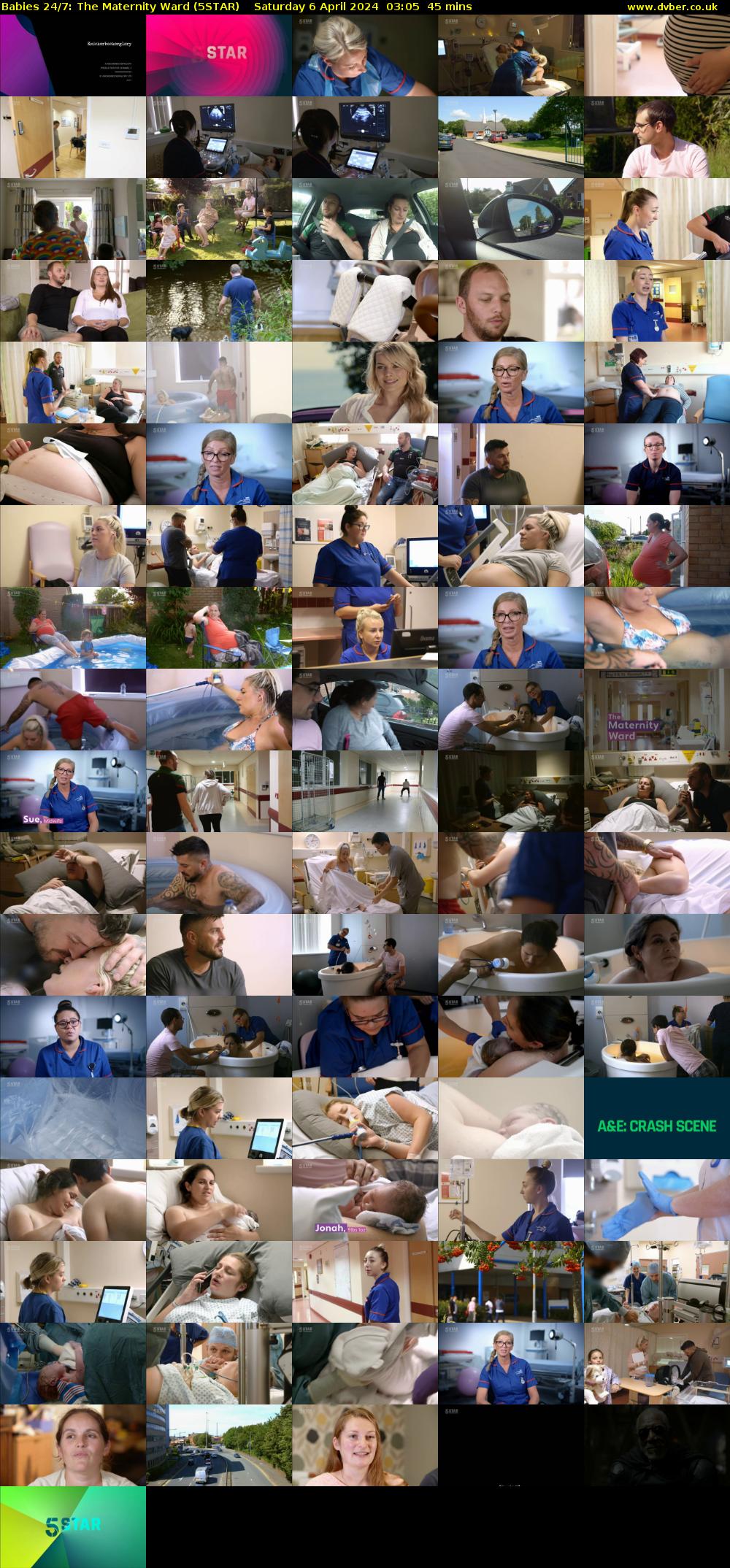Babies 24/7: The Maternity Ward (5STAR) Saturday 6 April 2024 03:05 - 03:50