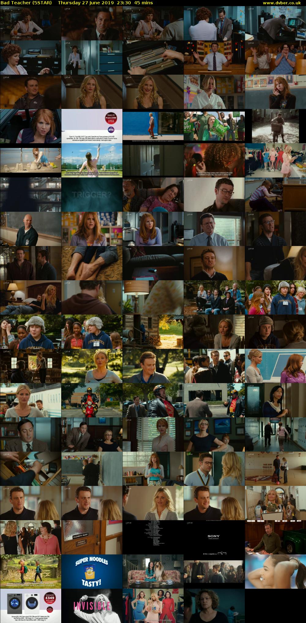 Bad Teacher (5STAR) Thursday 27 June 2019 23:30 - 00:15