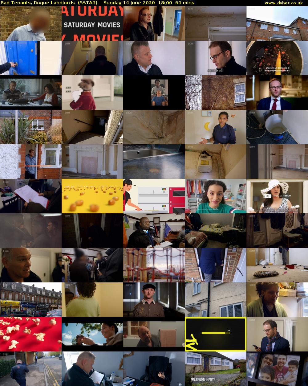 Bad Tenants, Rogue Landlords  (5STAR) Sunday 14 June 2020 18:00 - 19:00