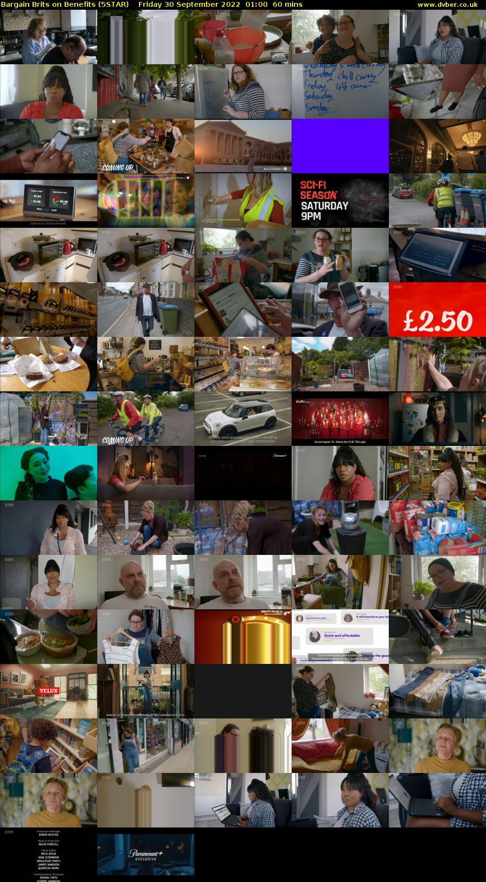 Bargain Brits on Benefits (5STAR) Friday 30 September 2022 01:00 - 02:00