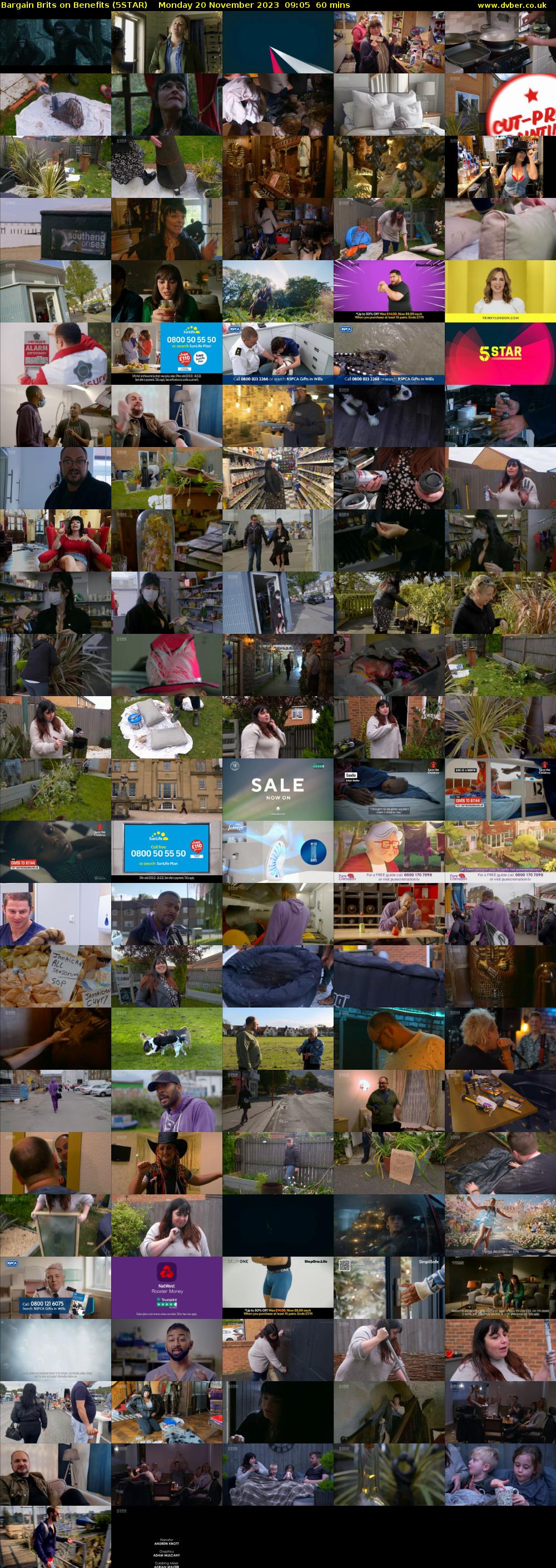 Bargain Brits on Benefits (5STAR) Monday 20 November 2023 09:05 - 10:05