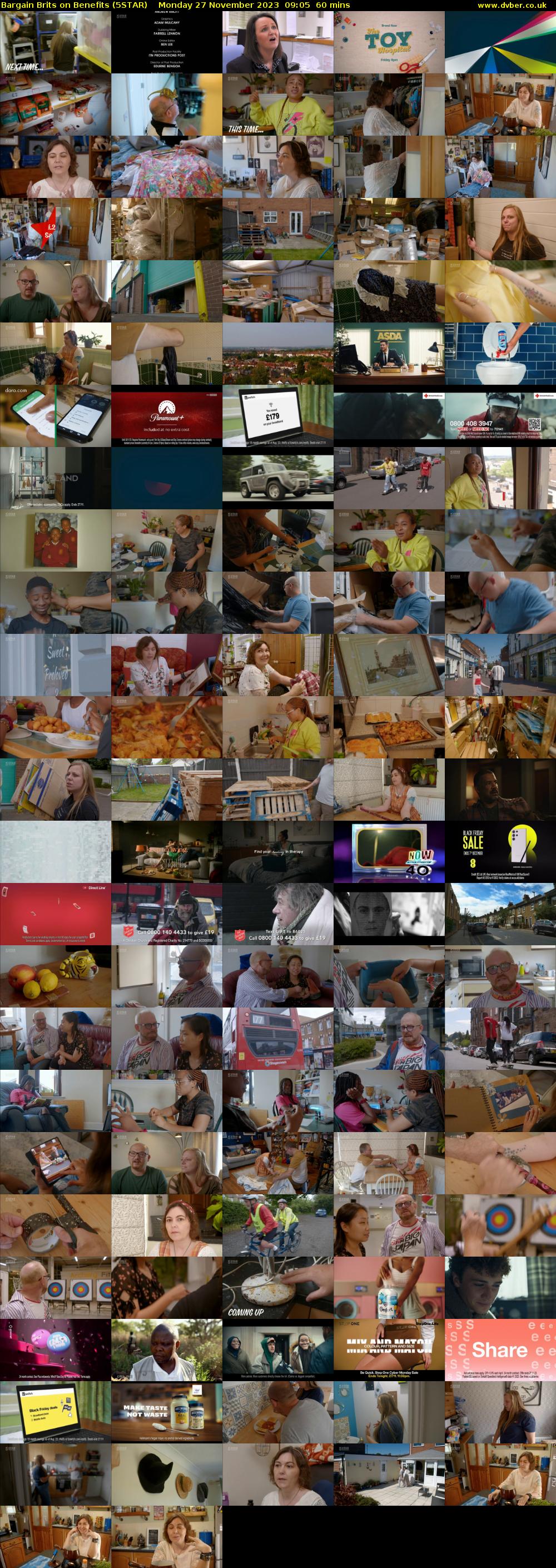 Bargain Brits on Benefits (5STAR) Monday 27 November 2023 09:05 - 10:05