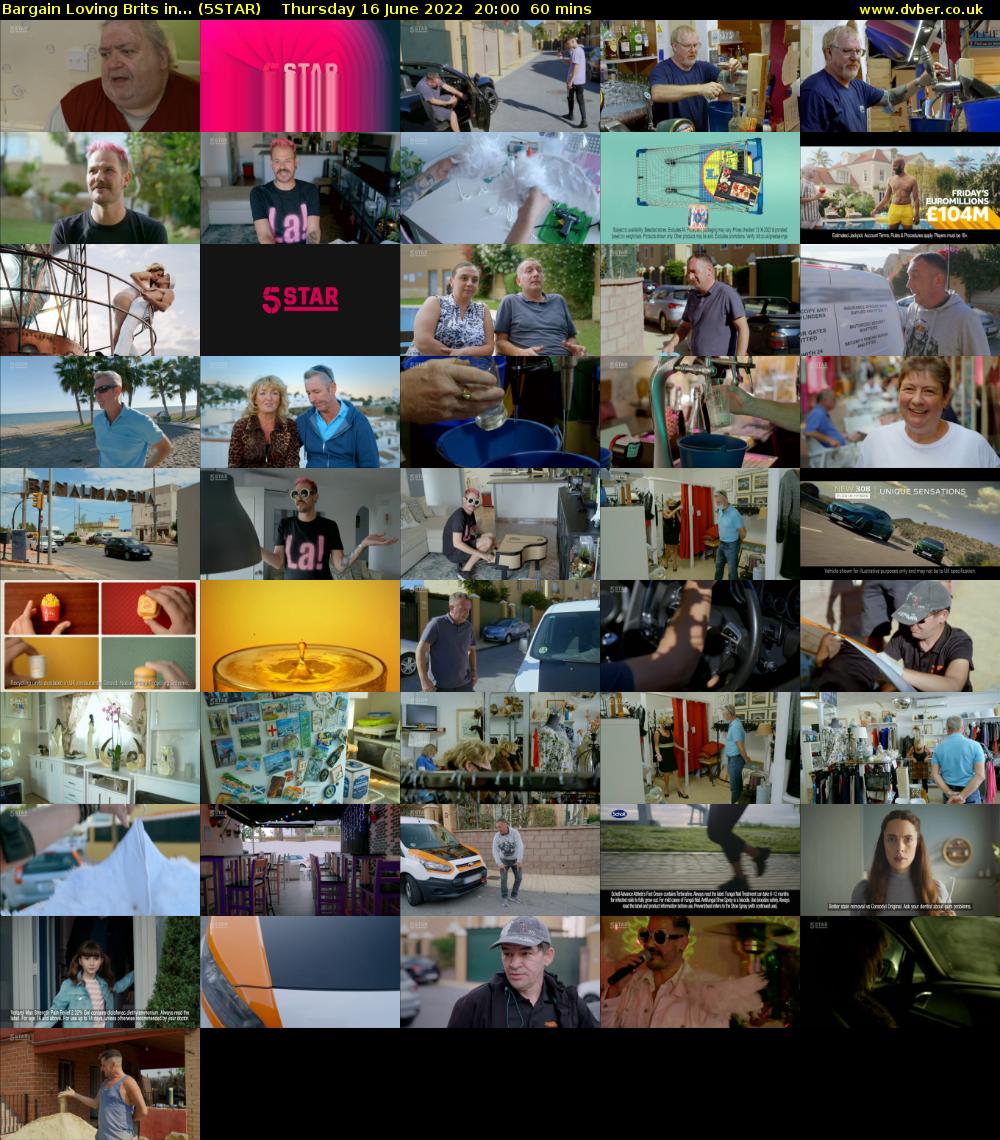 Bargain Loving Brits in... (5STAR) Thursday 16 June 2022 20:00 - 21:00