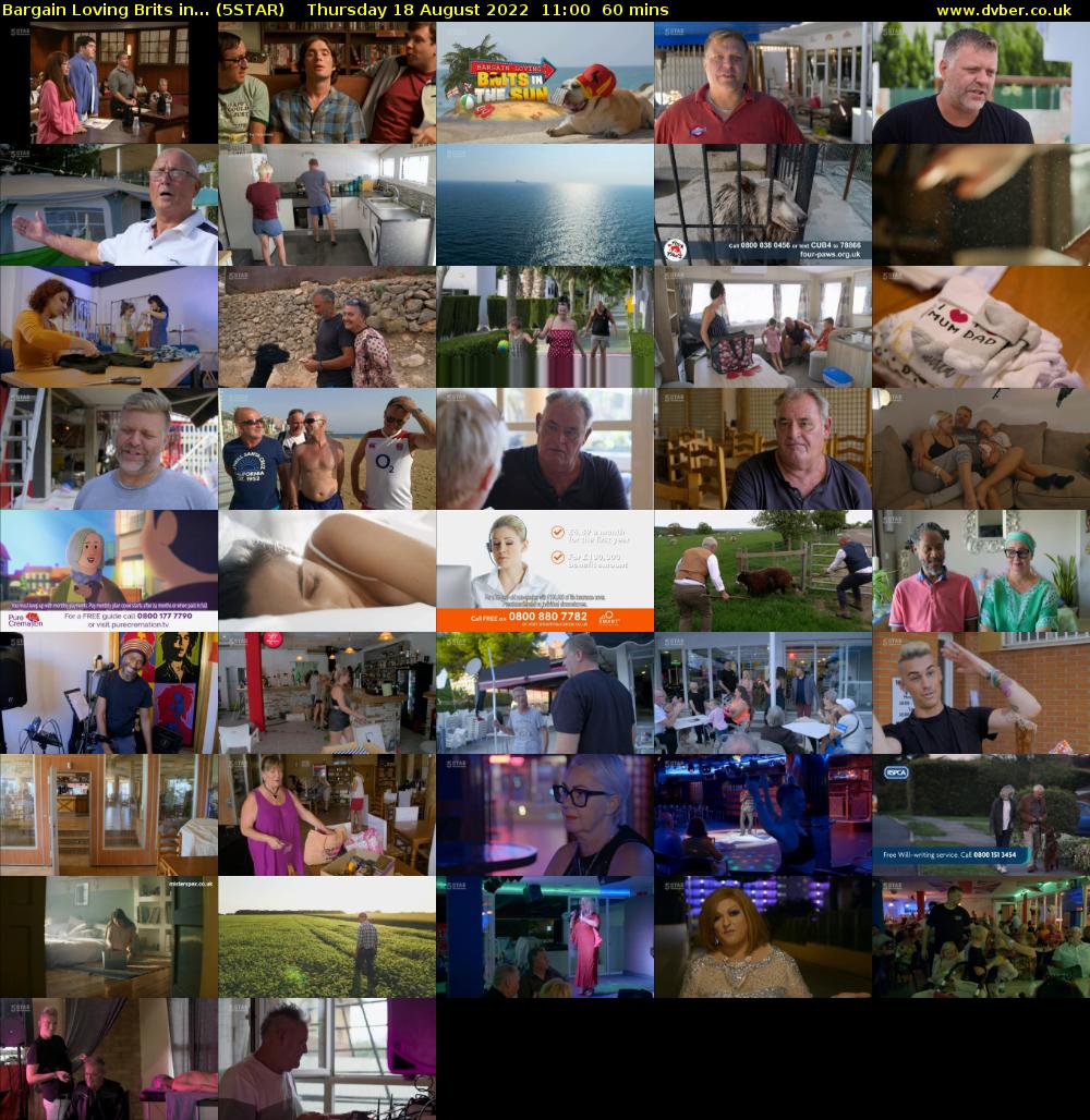 Bargain Loving Brits in... (5STAR) Thursday 18 August 2022 11:00 - 12:00