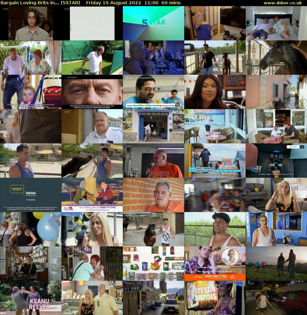 Bargain Loving Brits in... (5STAR) Friday 19 August 2022 11:00 - 12:00