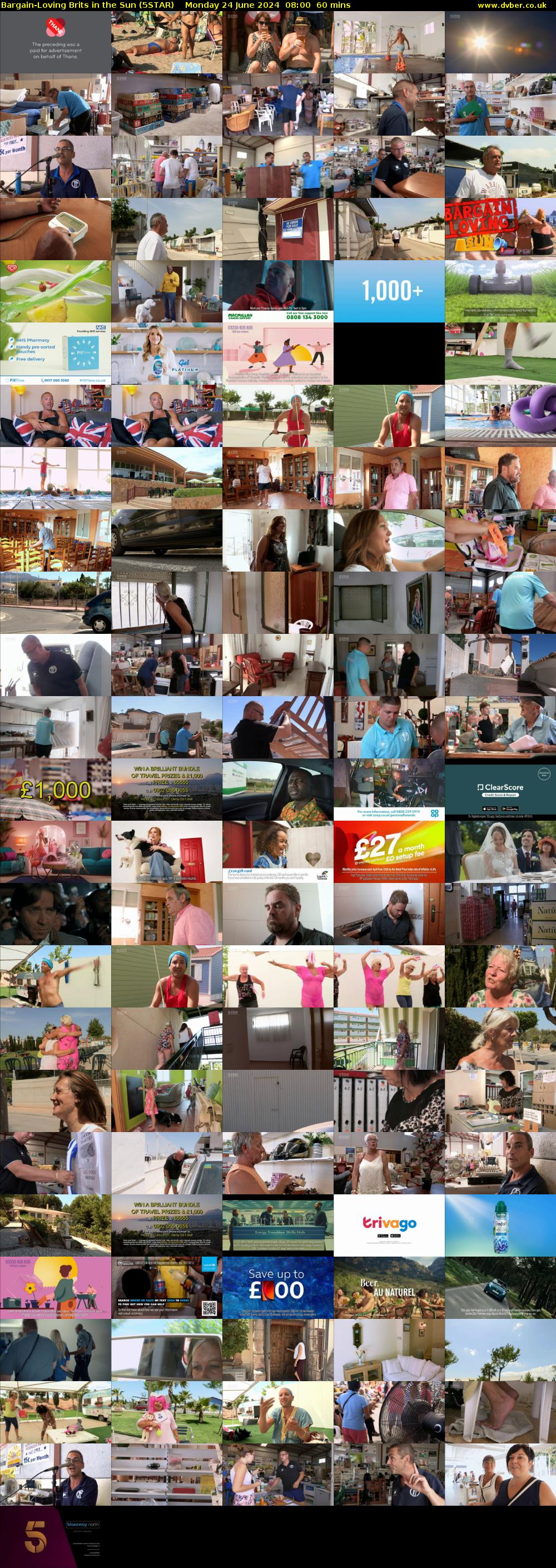 Bargain-Loving Brits in the Sun (5STAR) Monday 24 June 2024 08:00 - 09:00