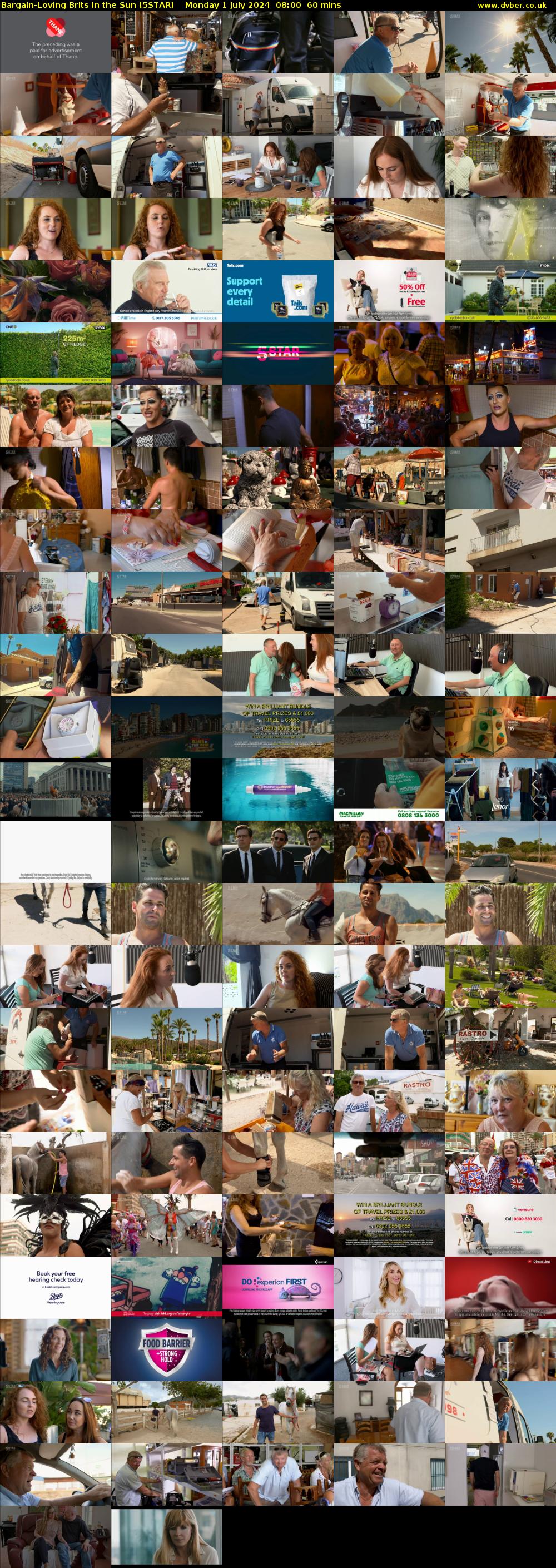 Bargain-Loving Brits in the Sun (5STAR) Monday 1 July 2024 08:00 - 09:00