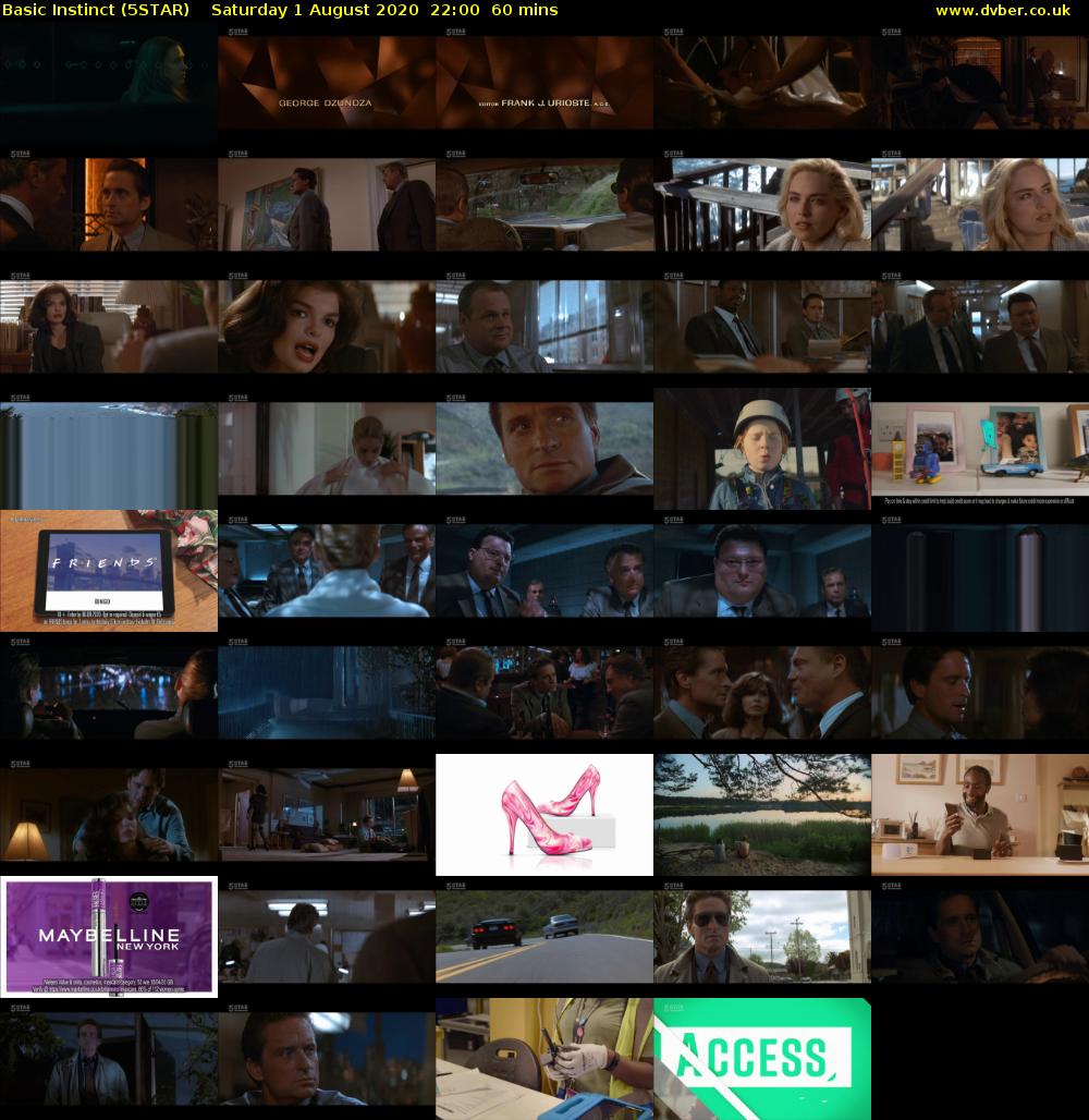 Basic Instinct (5STAR) Saturday 1 August 2020 22:00 - 23:00